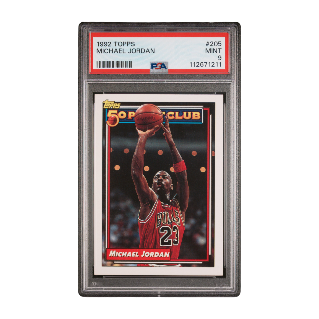 Michael Jordan 1992 Topps #205 PSA 9