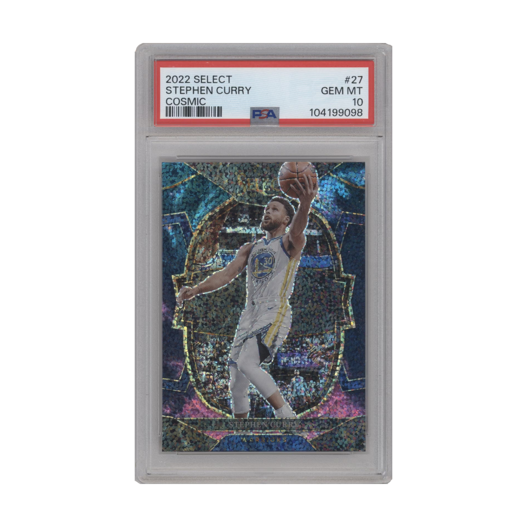 Stephen Curry 2022 Select Cosmic #27 PSA 10