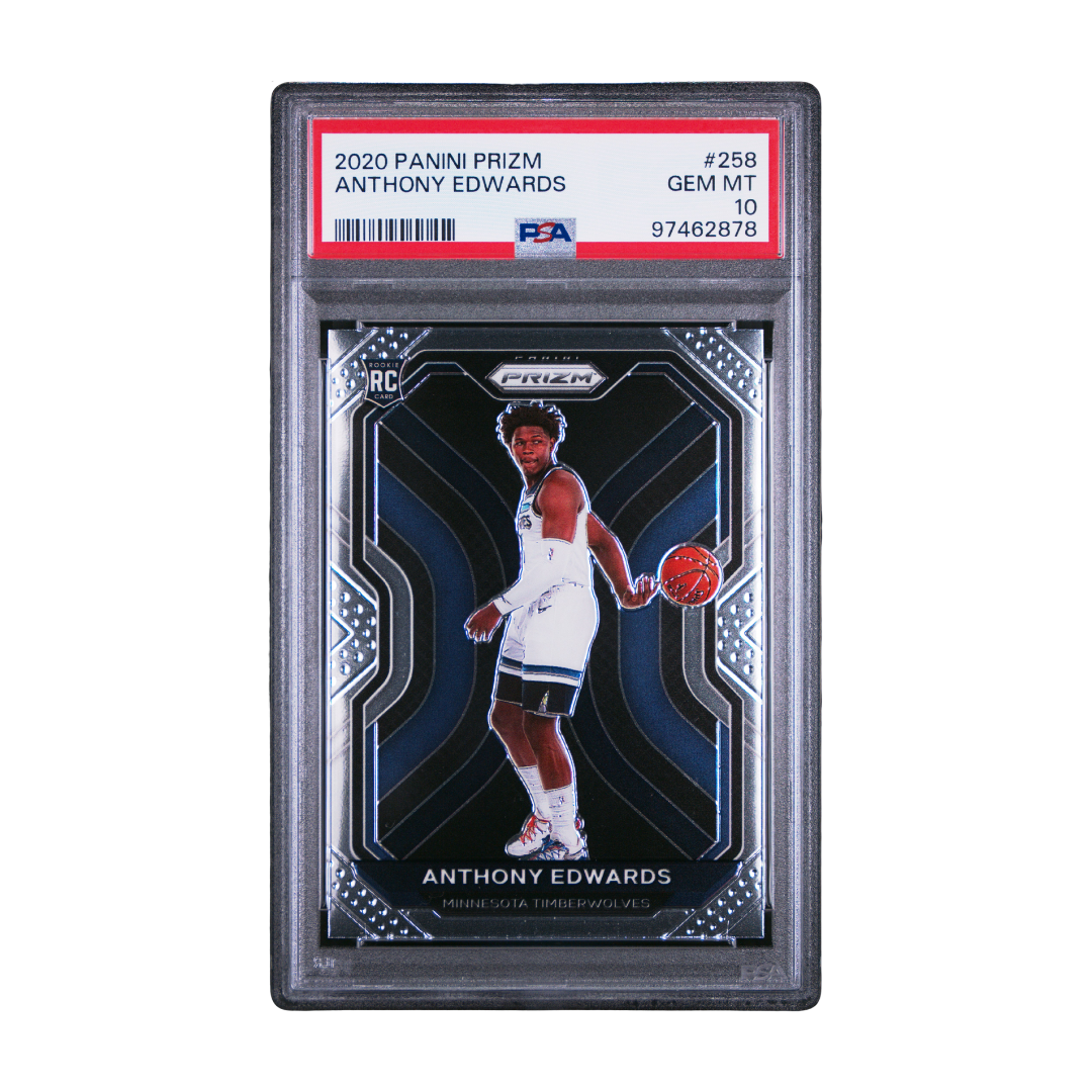 Anthony Edwards 2020 Panini Prizm #258 PSA 10