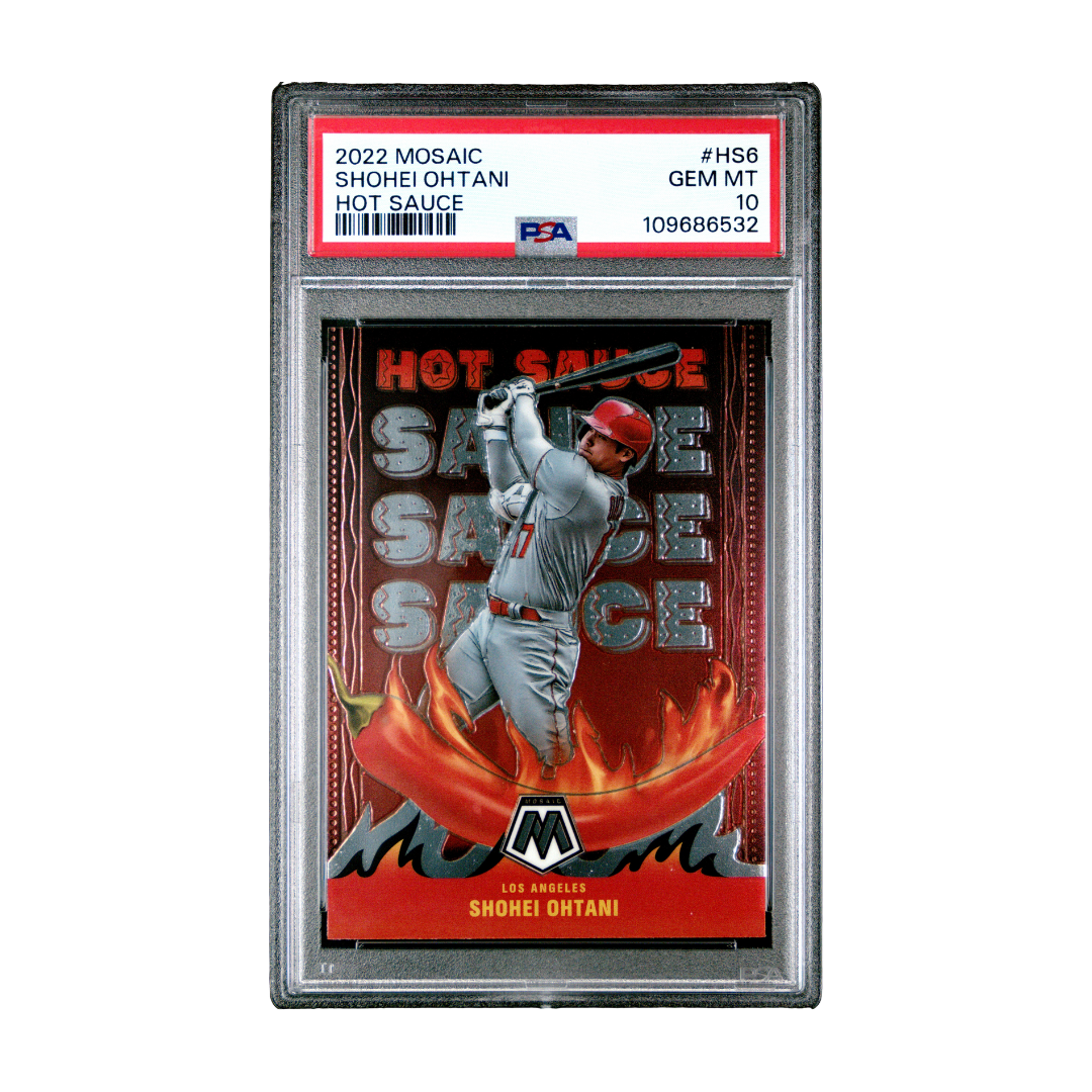 Shohei Ohtani 2022 Mosaic Hot Sauce #HS6 PSA 10