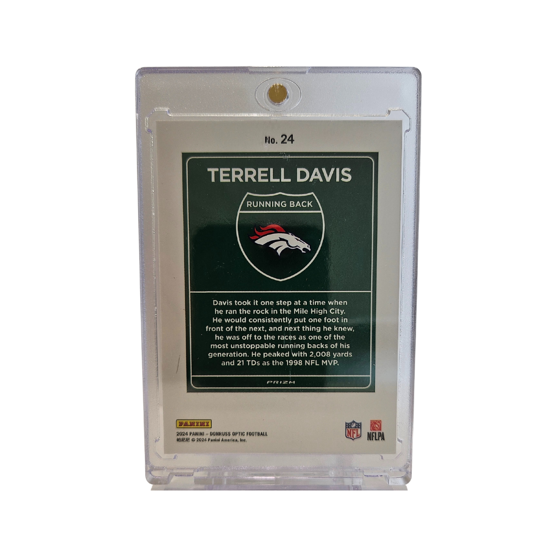 Terrell Davis Donruss Optic Downtown No. 24