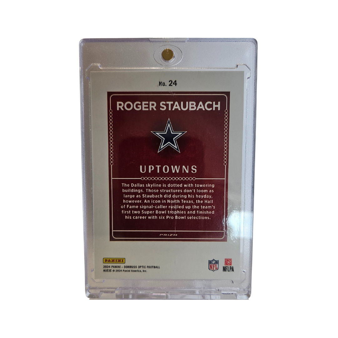 Roger Staubach Donruss Optic Uptowns No. 24