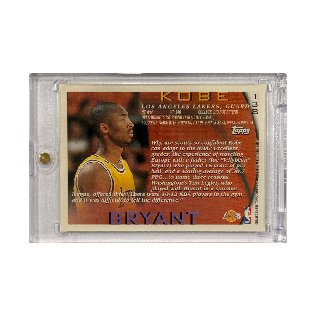 Kobe Bryant 1996 Topps #138