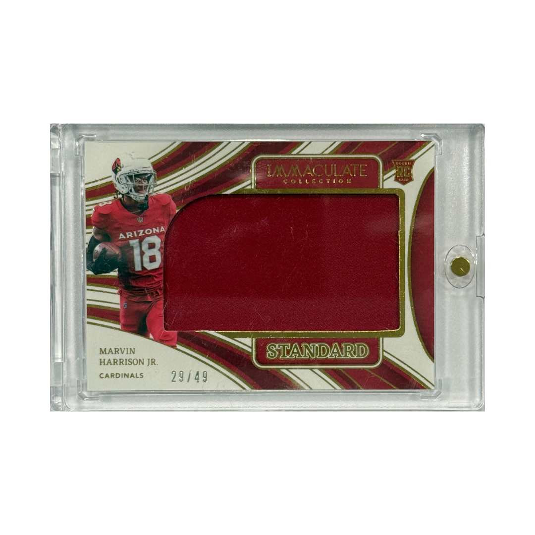Marvin Harrison Jr. 2024 Panini Immaculate Collection Standard No. SJ-MHJ (29/49)