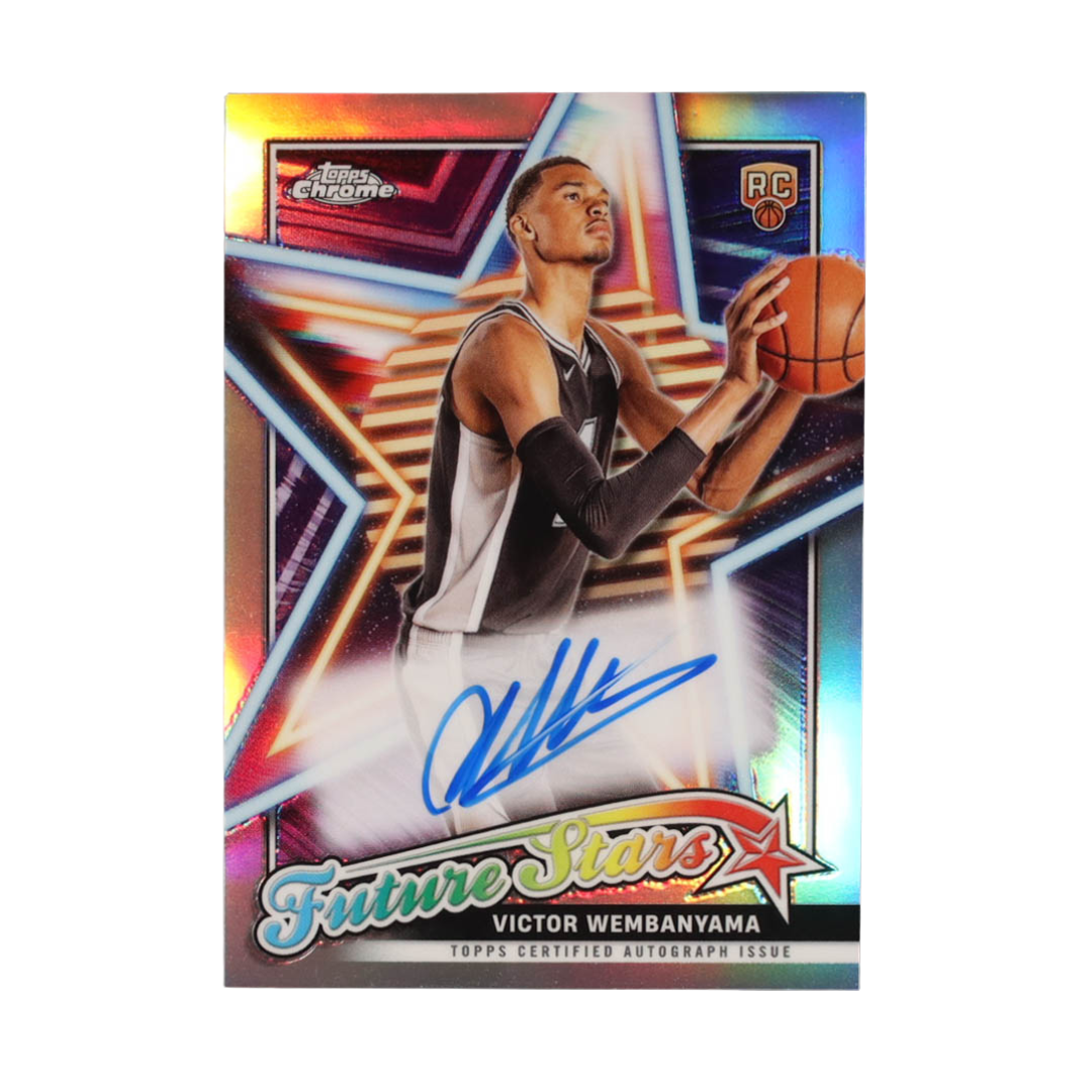 Victor Wembanyama 2023-24 Topps Chrome Future Stars Autographs #FSAVW