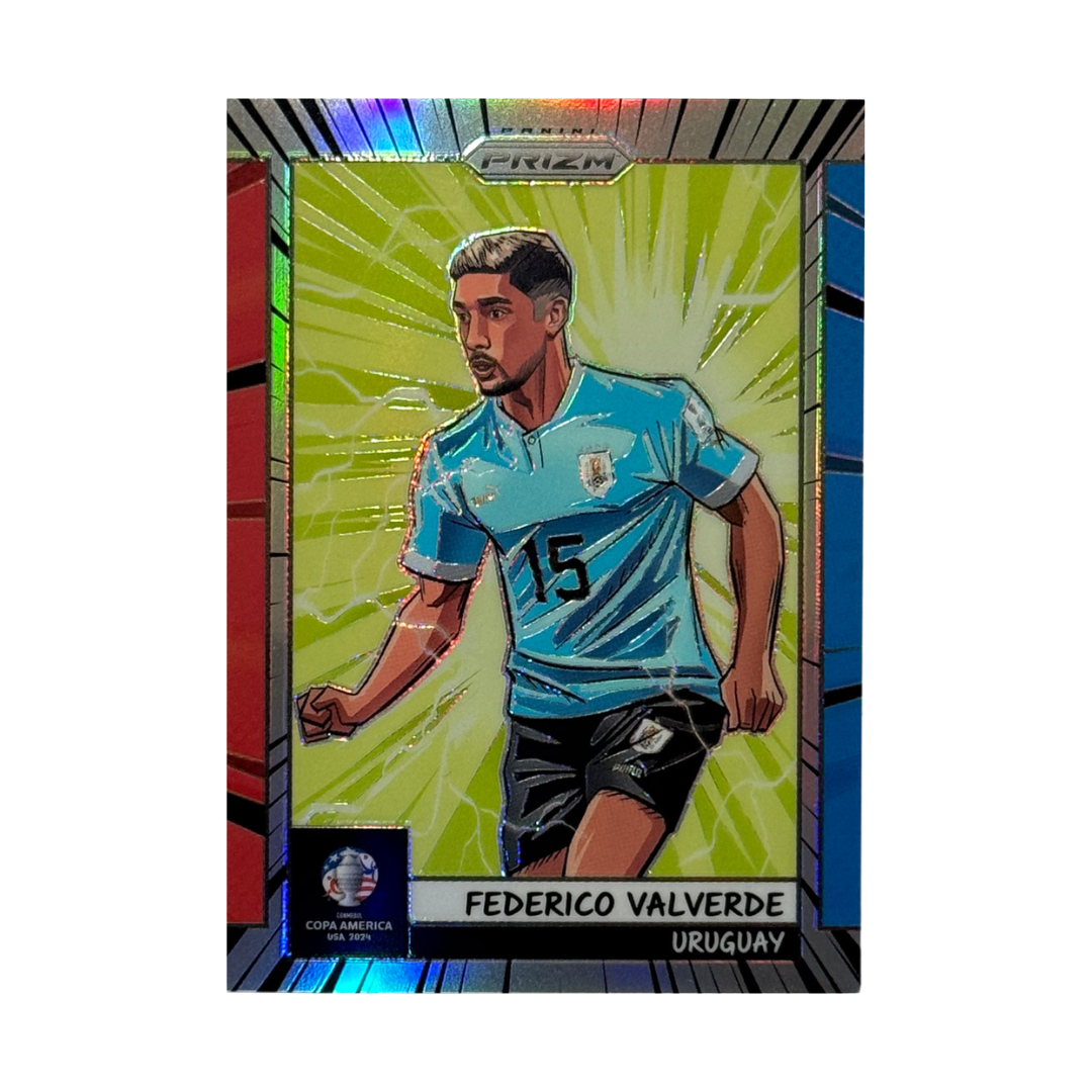 Federico Valverde 2024 Panini Prizm Copa America #15 Manga