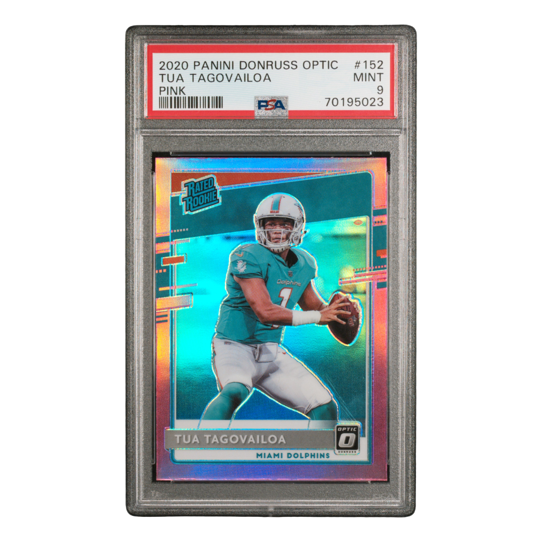 Tua Tagovailoa 2020 Panini Donruss Optic Pink #152 (PSA 9)