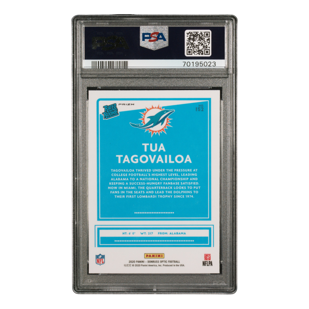 Tua Tagovailoa 2020 Panini Donruss Optic Pink #152 (PSA 9)