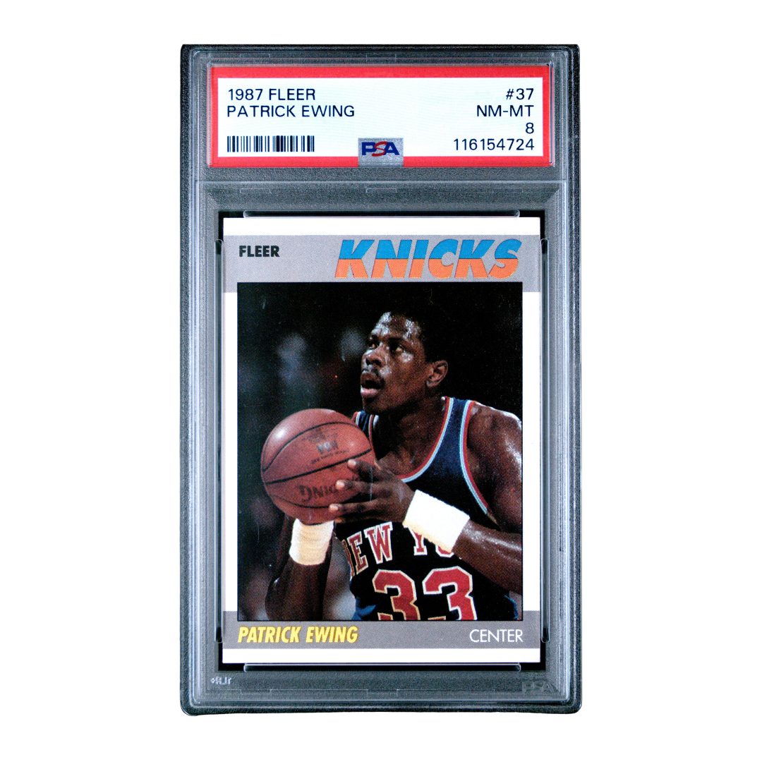 Patrick Ewing 1987 Fleer #37 (PSA 8)