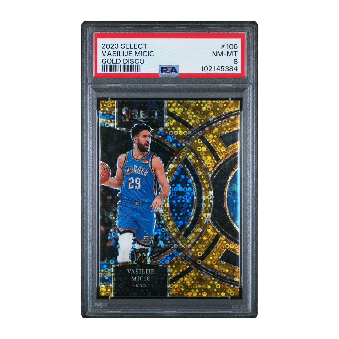 Vasilije Micic 2023 Select Gold Disco #106 5/10 (PSA 8)