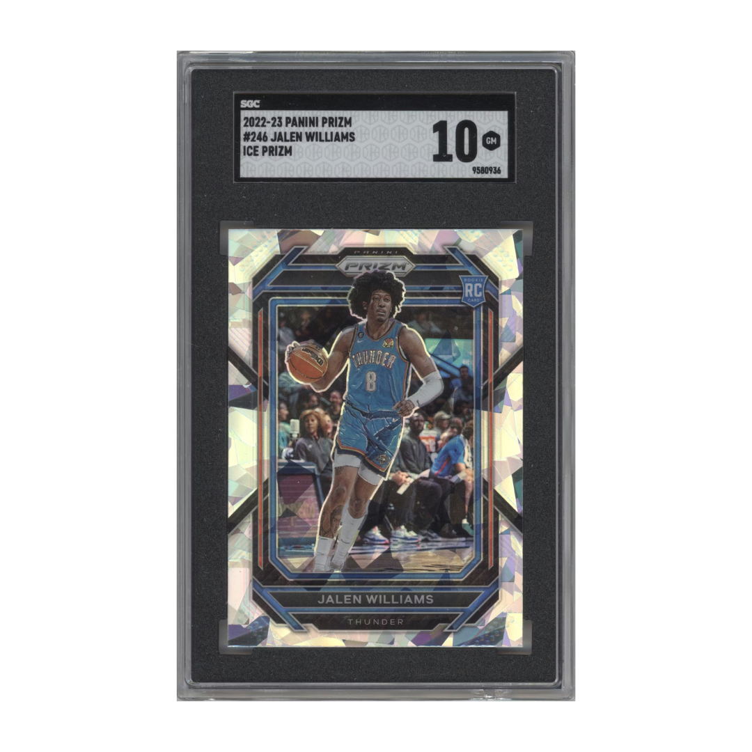 Jalen Williams 2022 Panini Prizm Ice Prizm #246 (SGC 10)