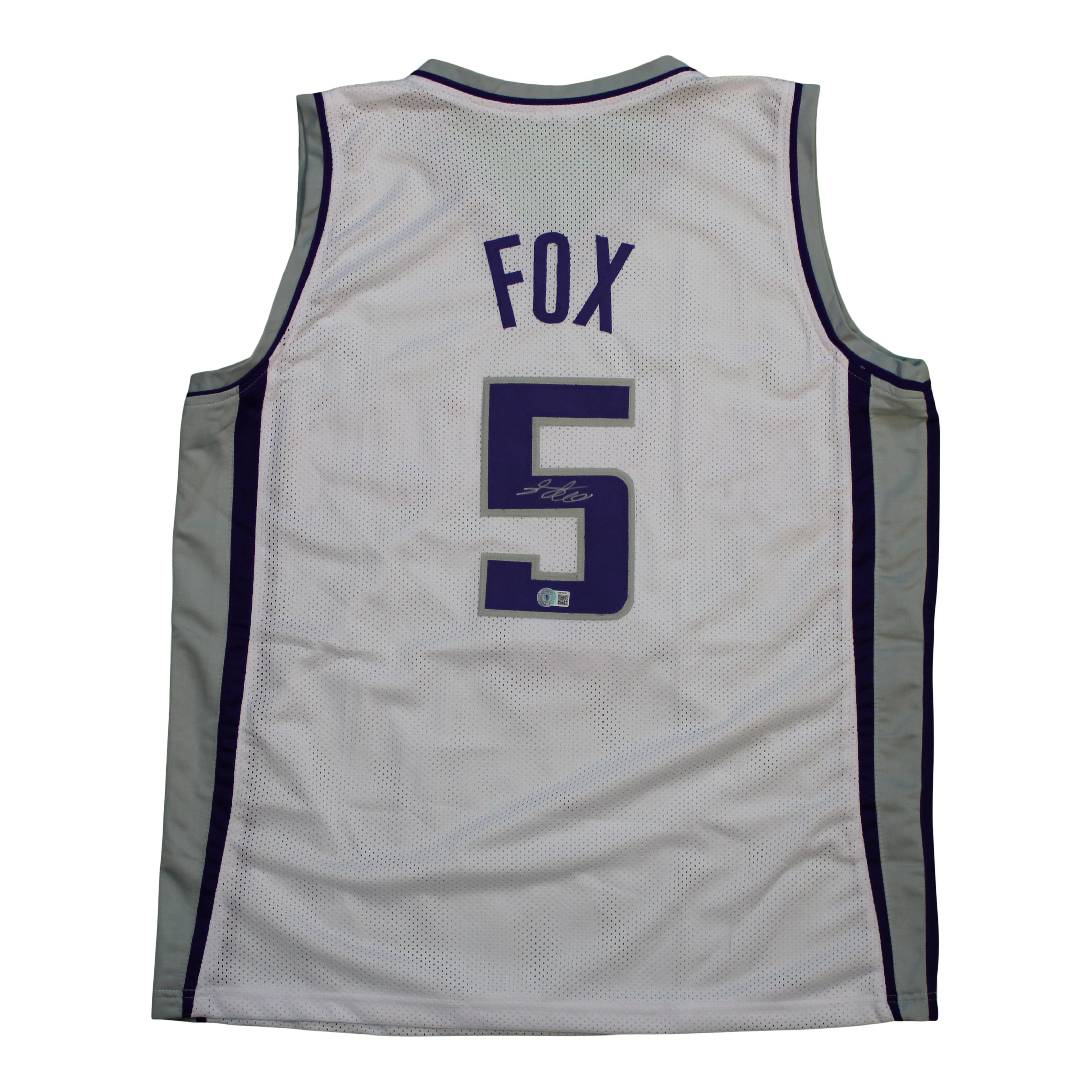 De'Aaron Fox Signed Jersey (Beckett Hologram)