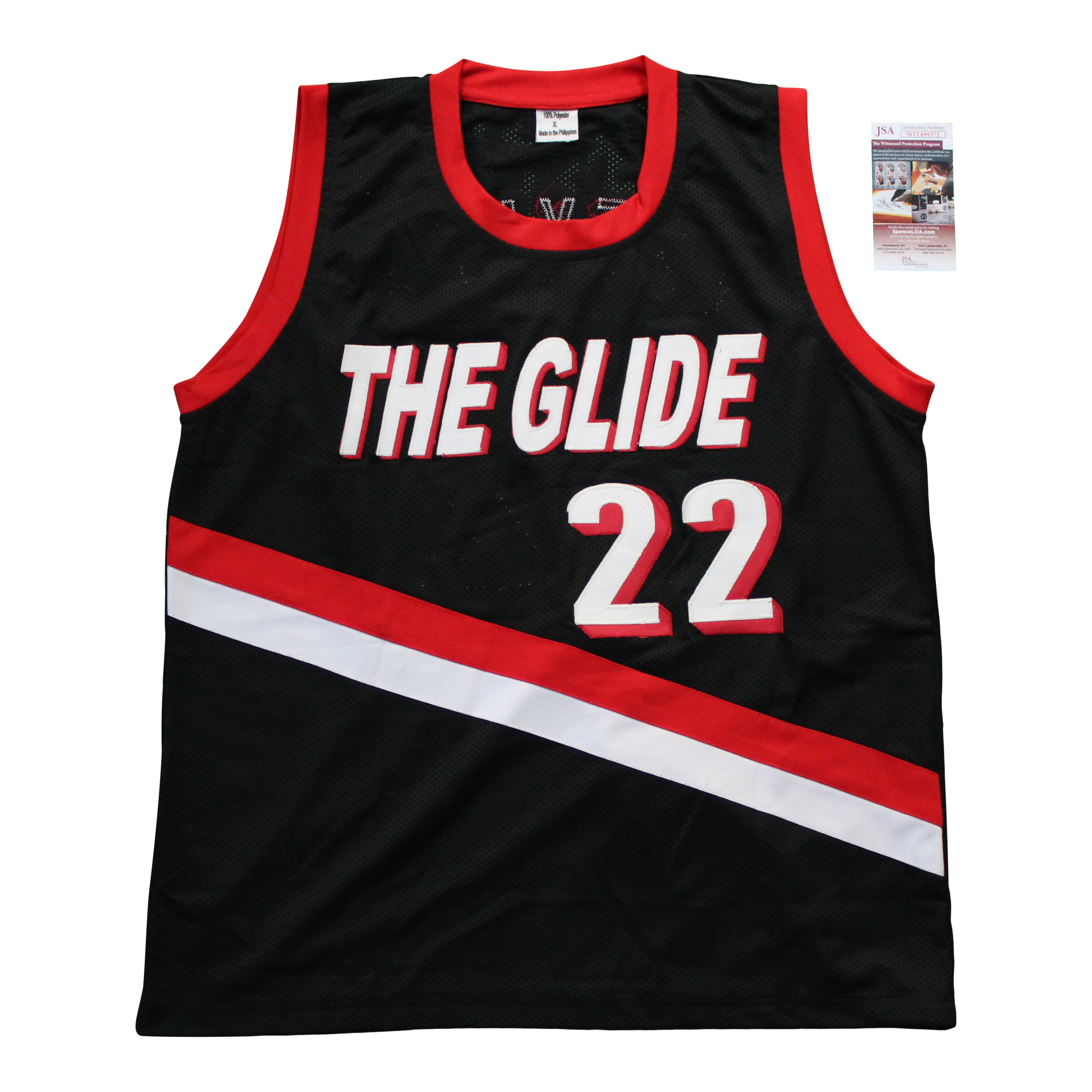 Clyde Drexler Signed Jersey (JSA COA)