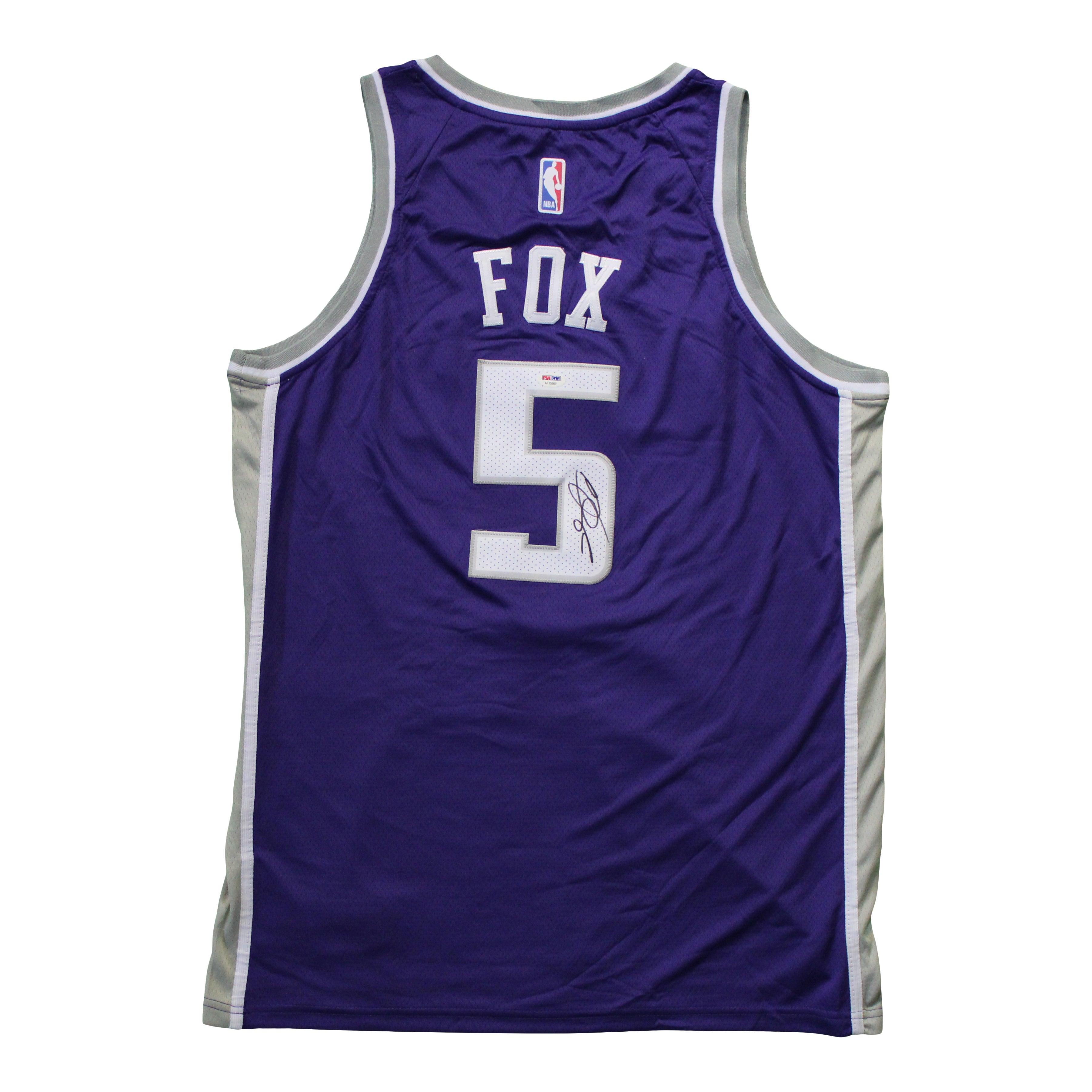 De'Aaron Fox NBA Official Signed Jersey (PSA Hologram)