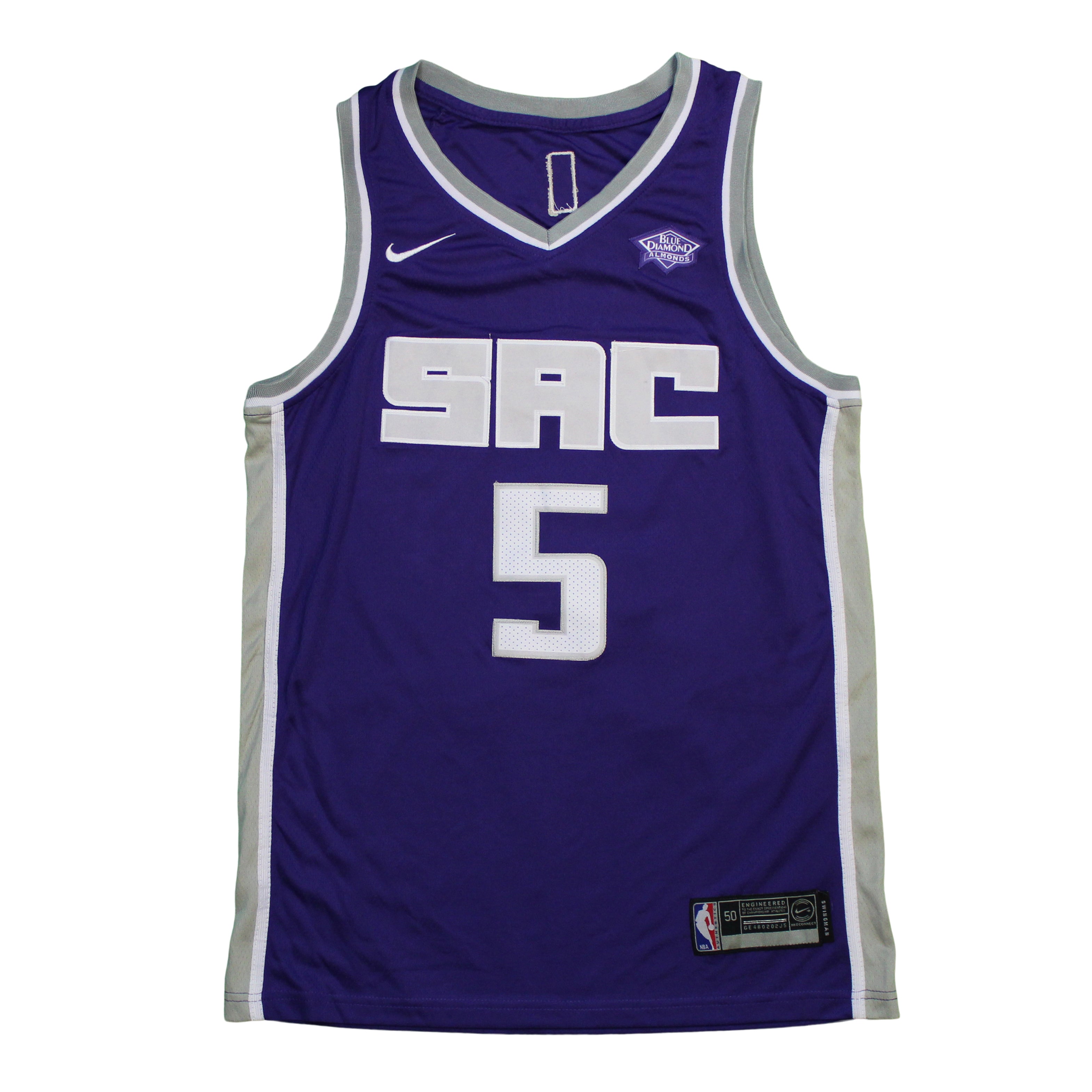 De'Aaron Fox NBA Official Signed Jersey (PSA Hologram)