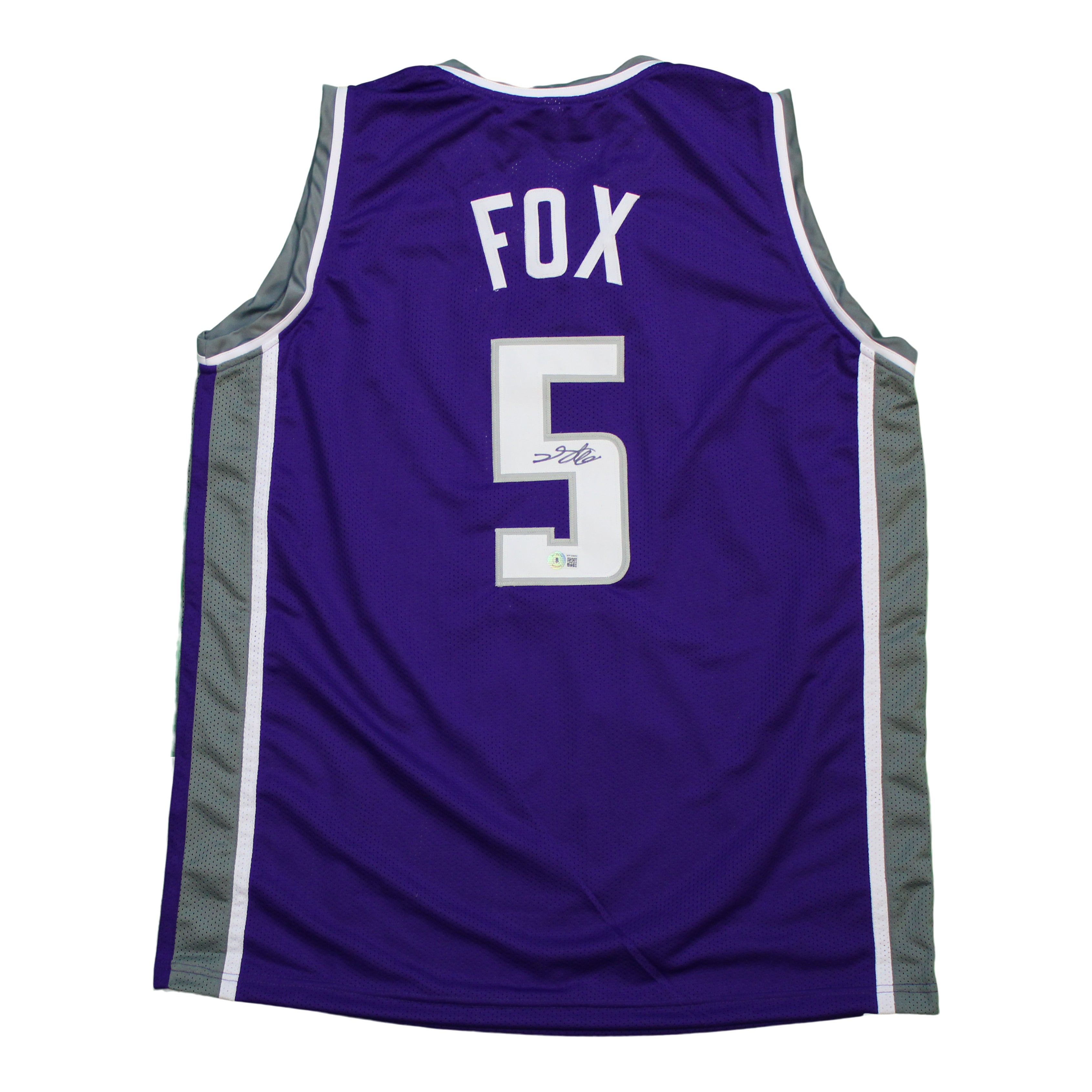 De'Aaron Fox Signed Jersey (Beckett Hologram)