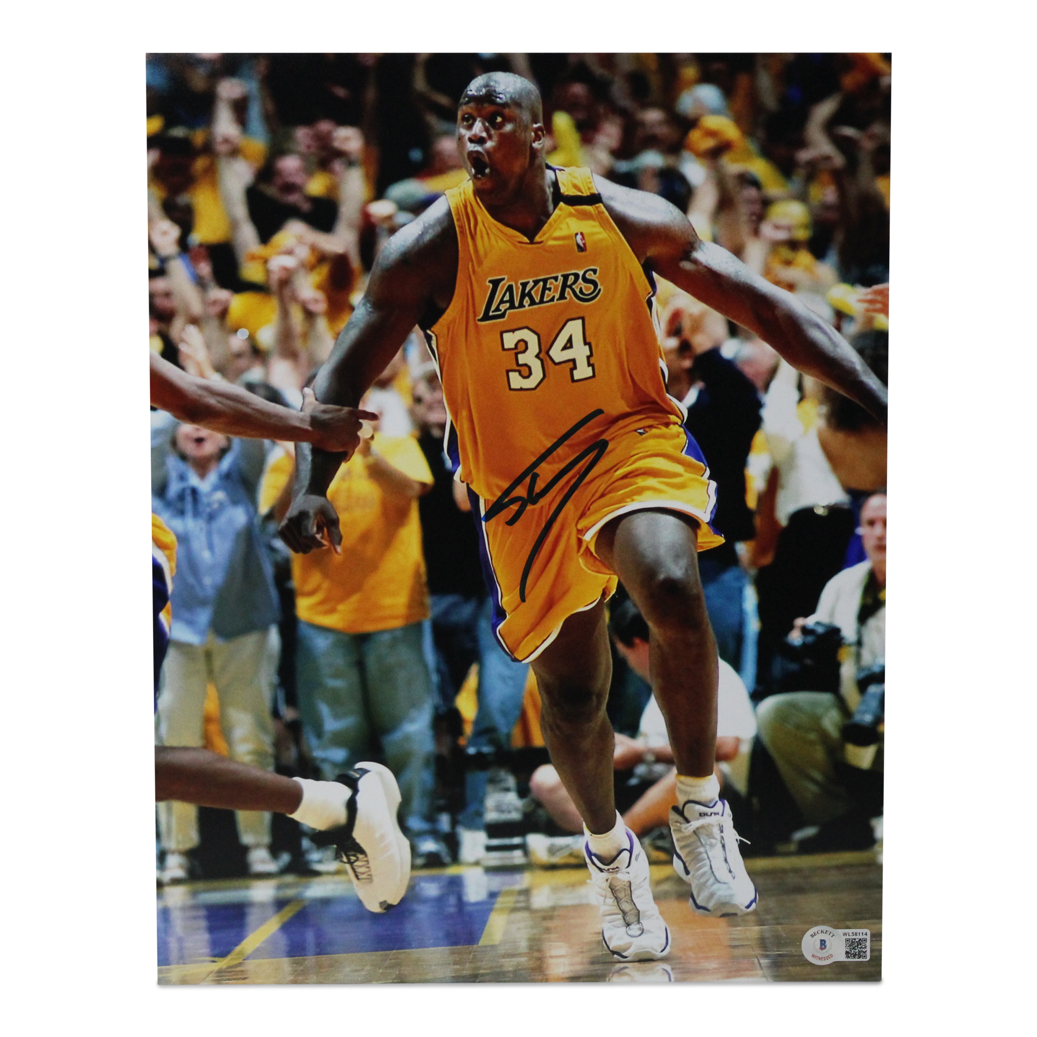 Shaquille O'Neal Signed Lakers 11x14 Photo (Beckett Hologram)