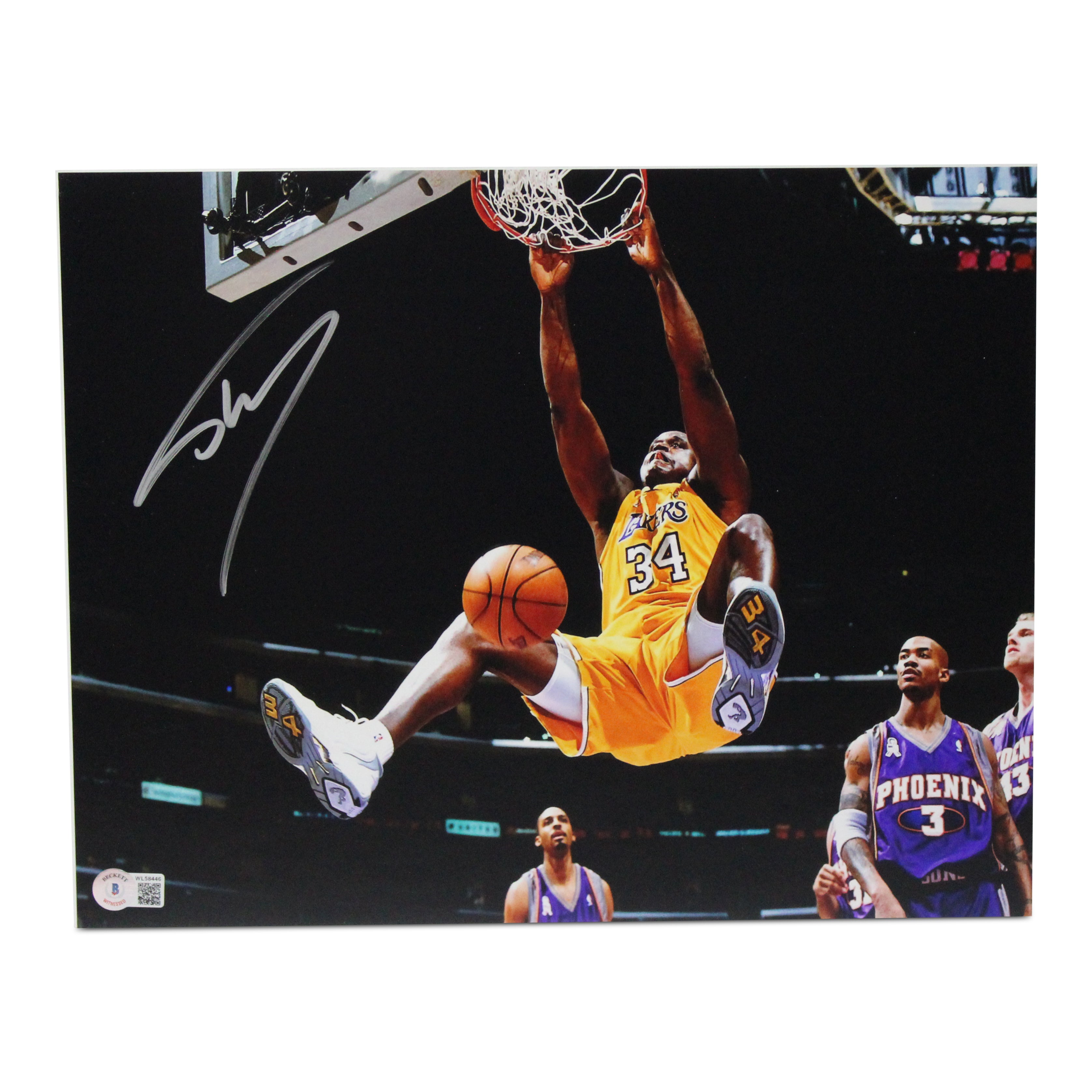 Shaquille O'Neal Signed Lakers 11x14 Photo (Beckett Hologram)