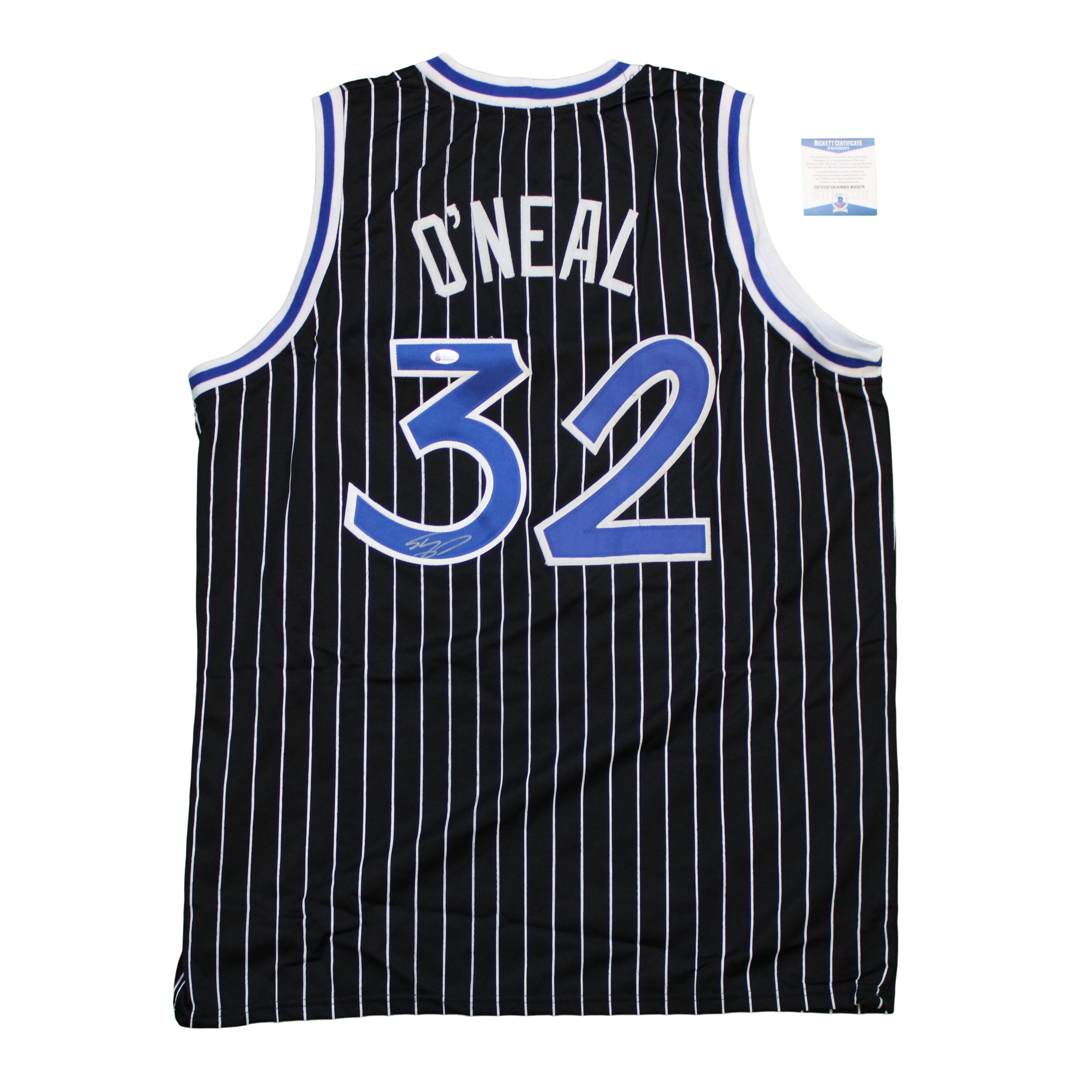 Shaquille O'Neal Signed Jersey (Beckett COA)