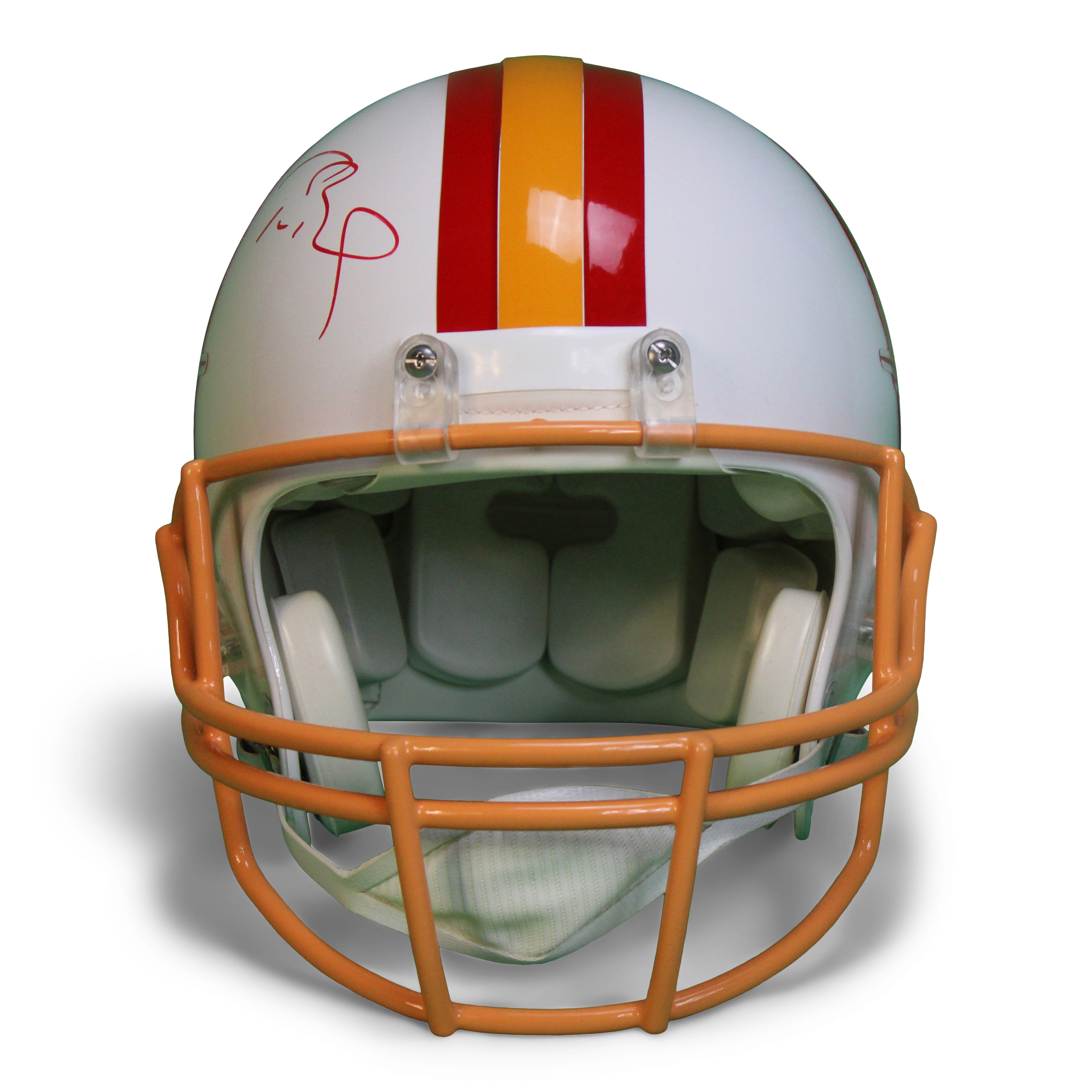 Tom Brady Signed Buccaneers Throwback Full-Size Authentic On-Field Helmet (Fanatics LOA)