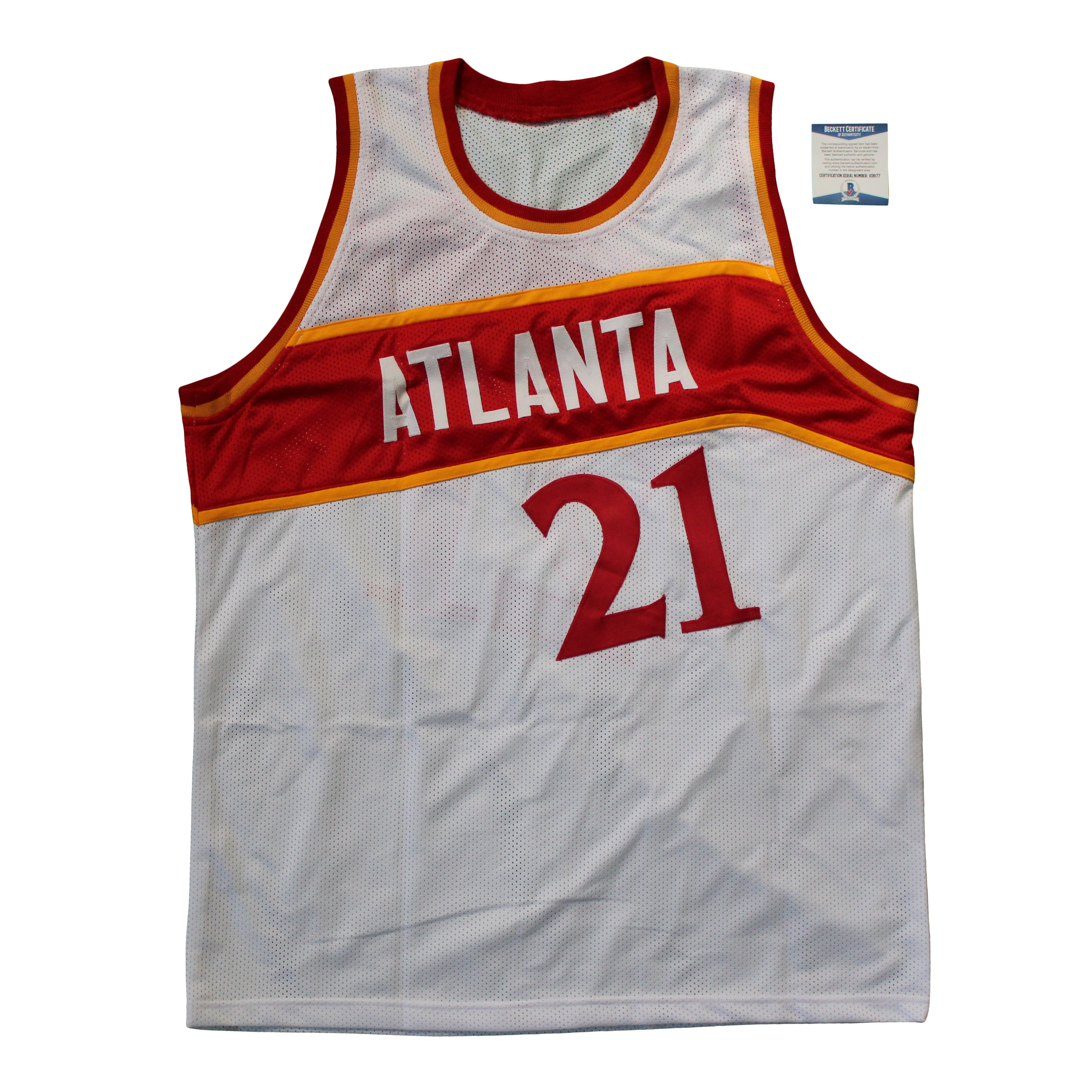 Dominique Wilkins Signed Jersey (Beckett COA)