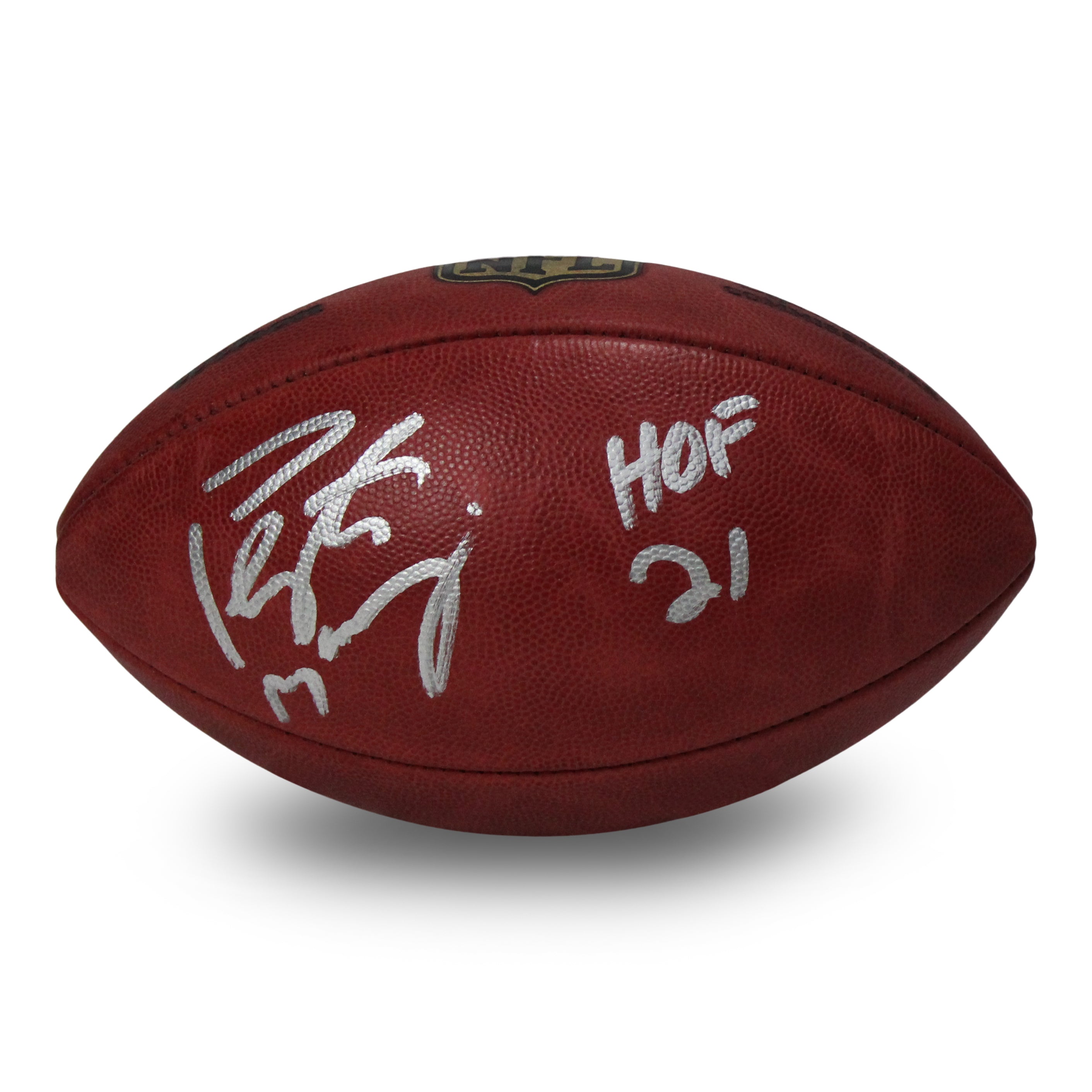 Peyton Manning Signed "The Duke" Official NFL Football Inscribed "HOF 21" (Fanatics Hologram)