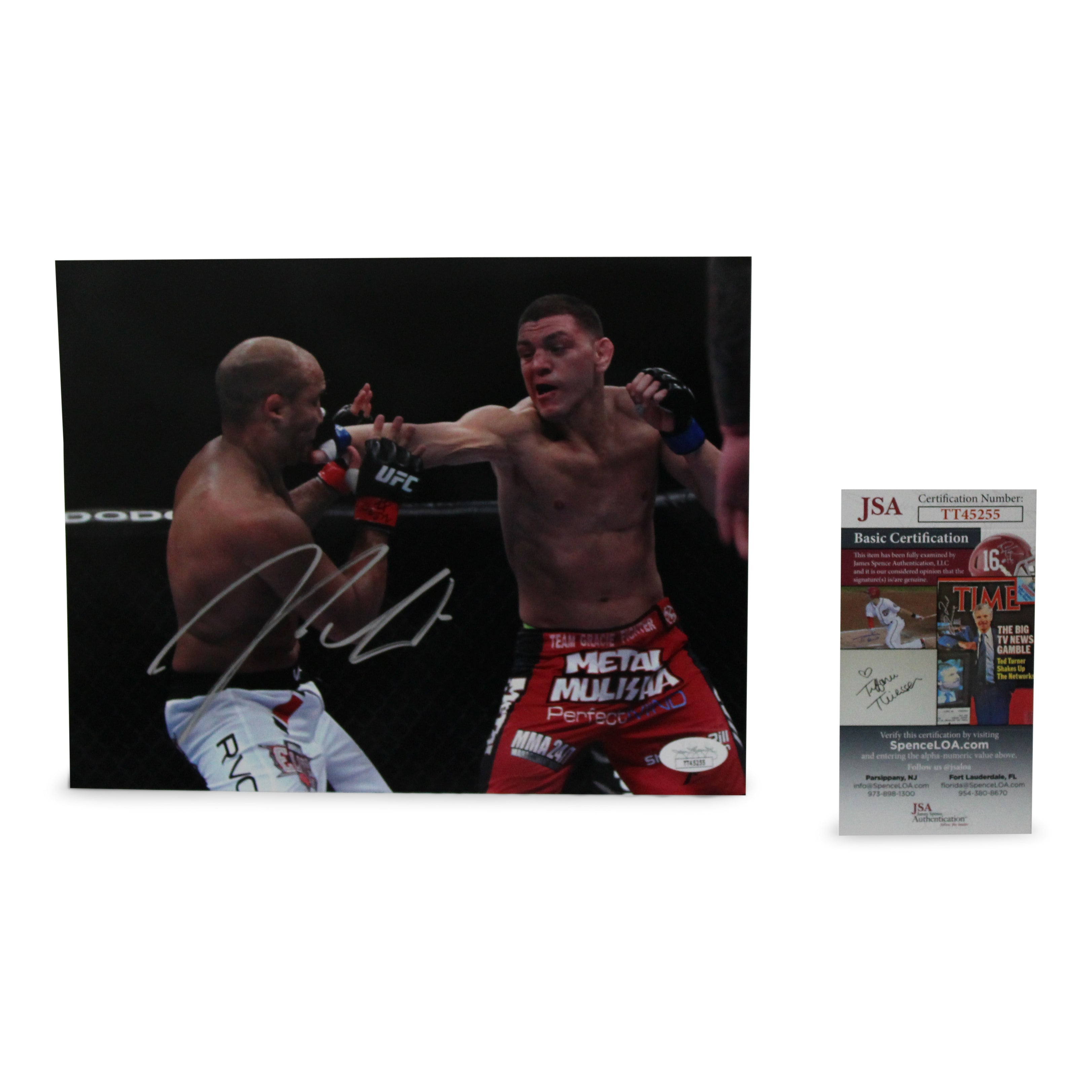 Nick Diaz Signed UFC 8x10 Photo (JSA COA)