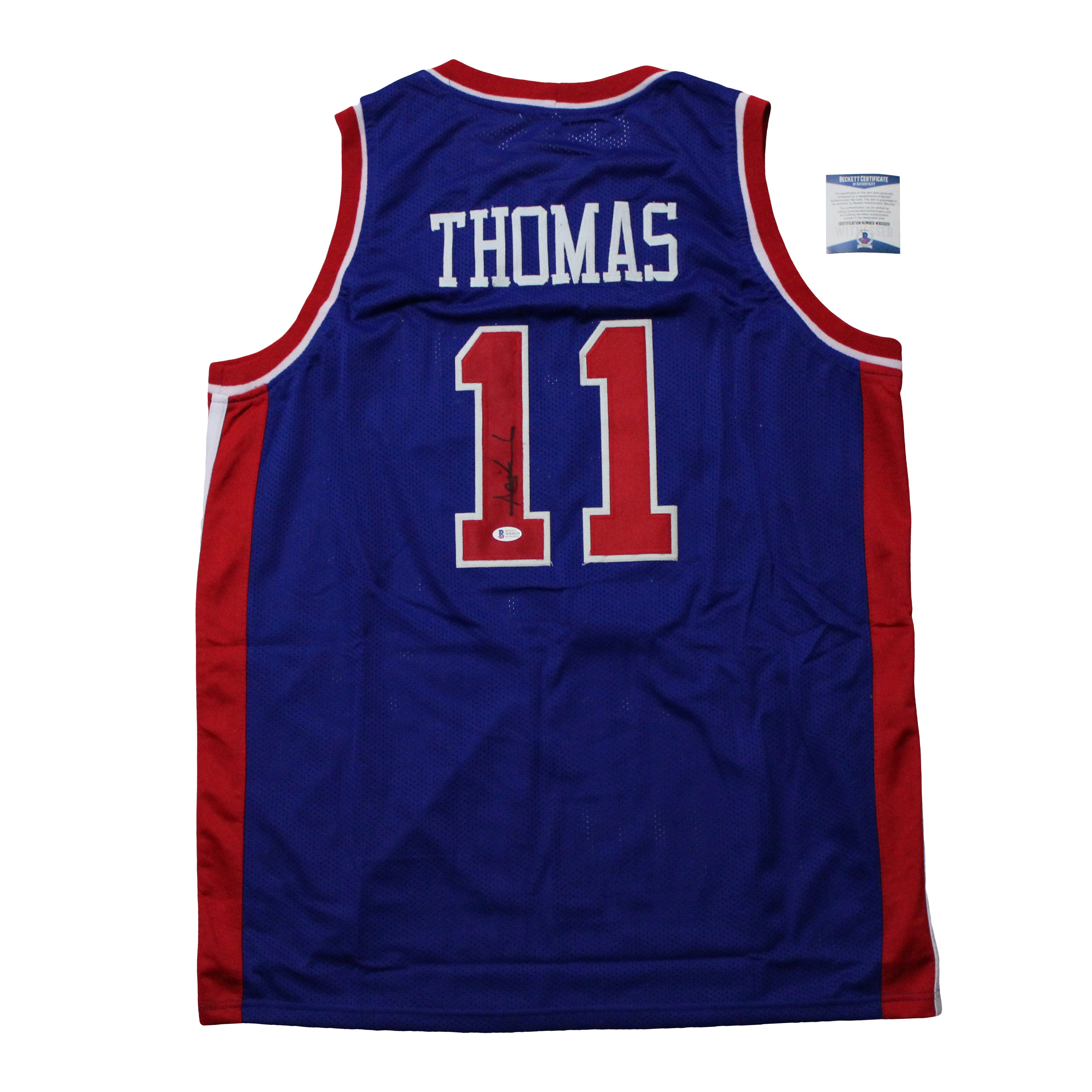 Isiah Thomas Signed Jersey (Beckett COA)