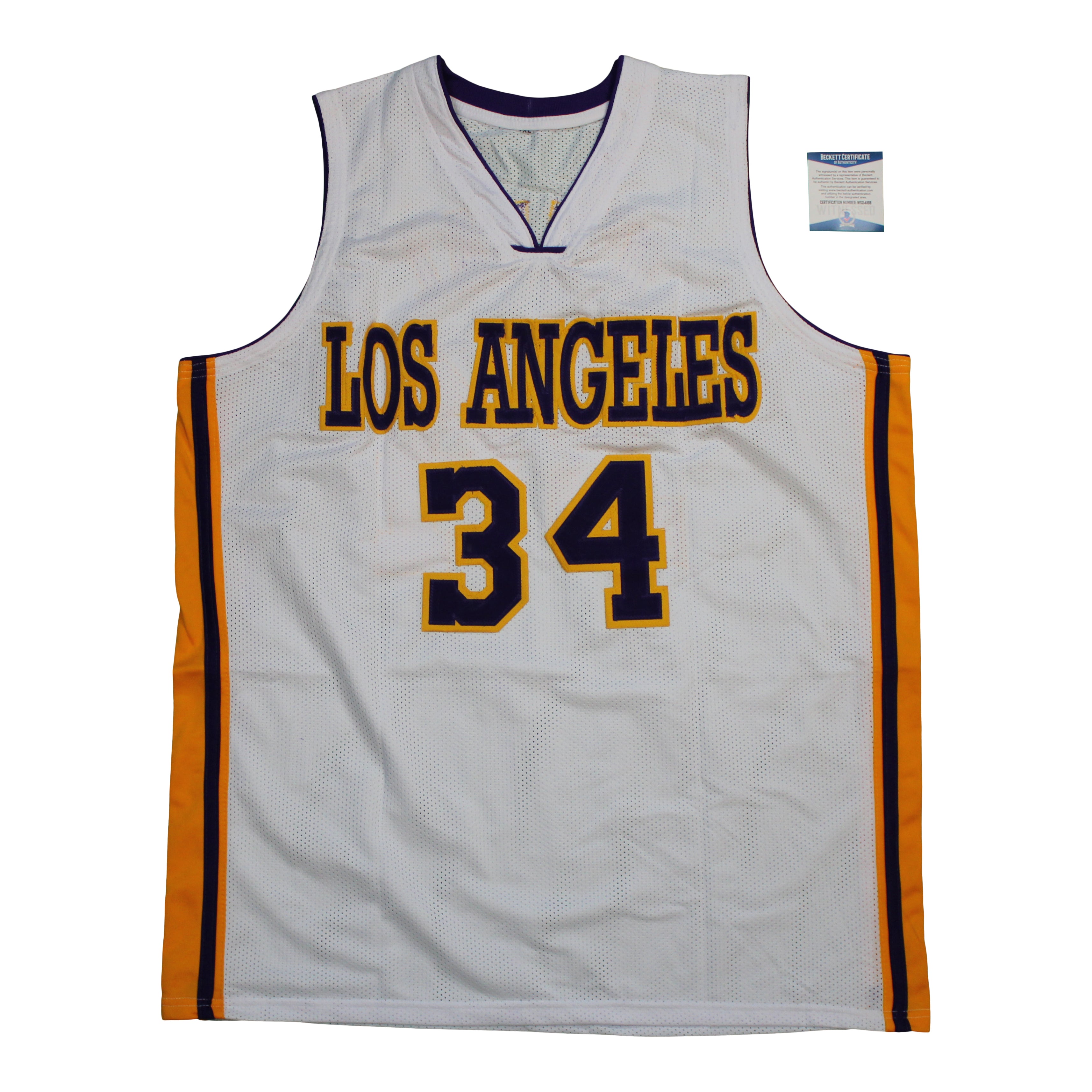 Shaquille O'Neal Signed Jersey (Beckett COA)