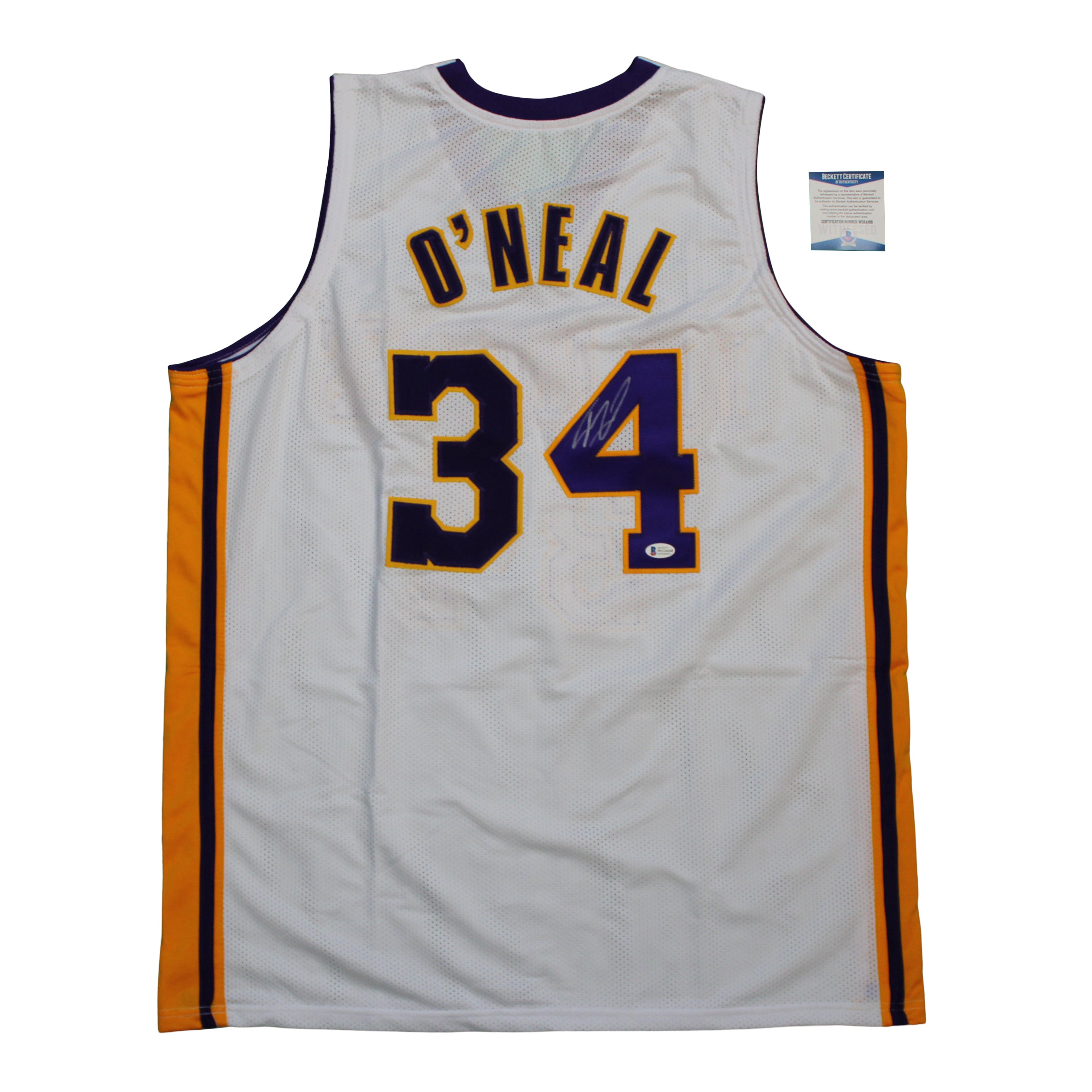 Shaquille O'Neal Signed Jersey (Beckett COA)