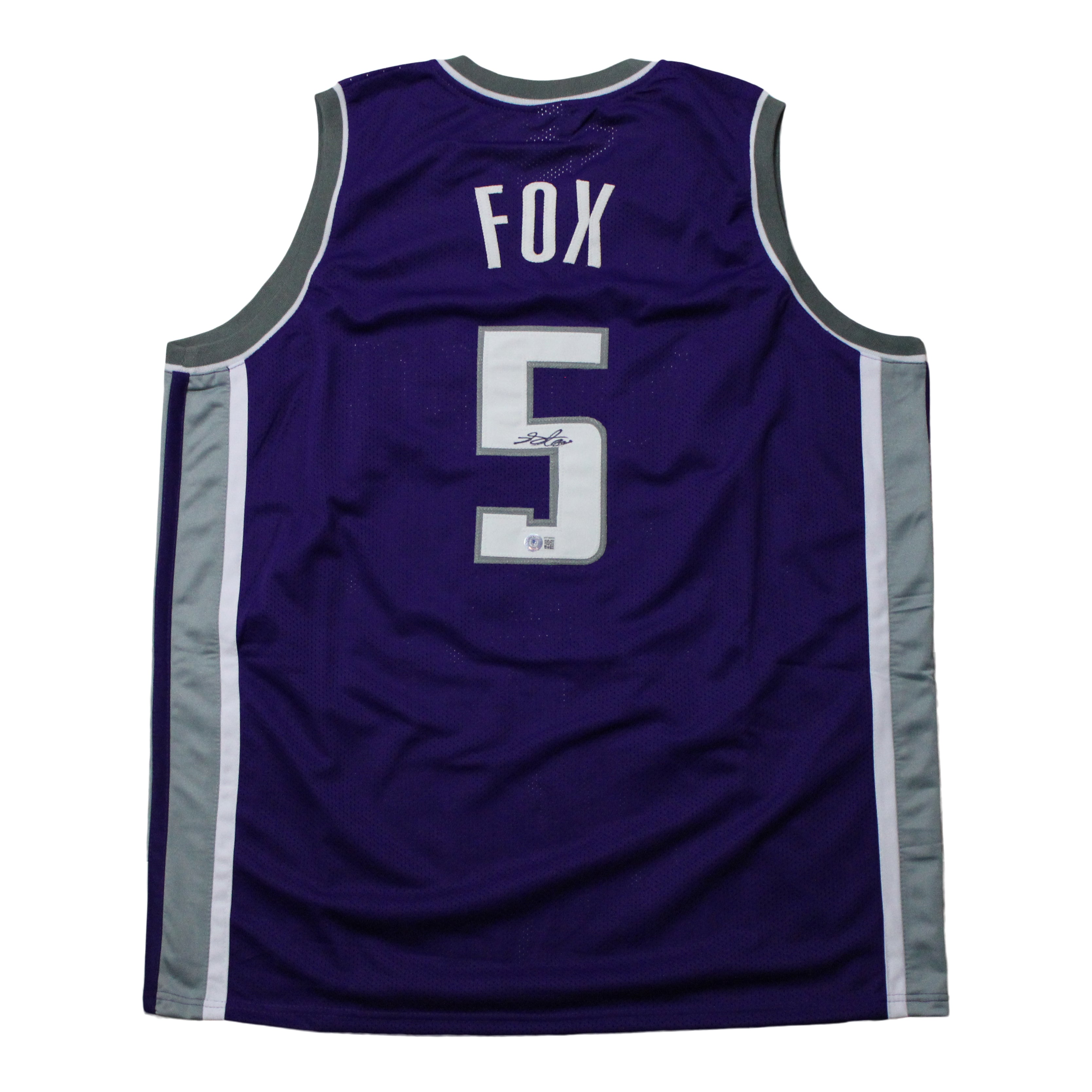 De'Aaron Fox Signed Jersey (Beckett Hologram)