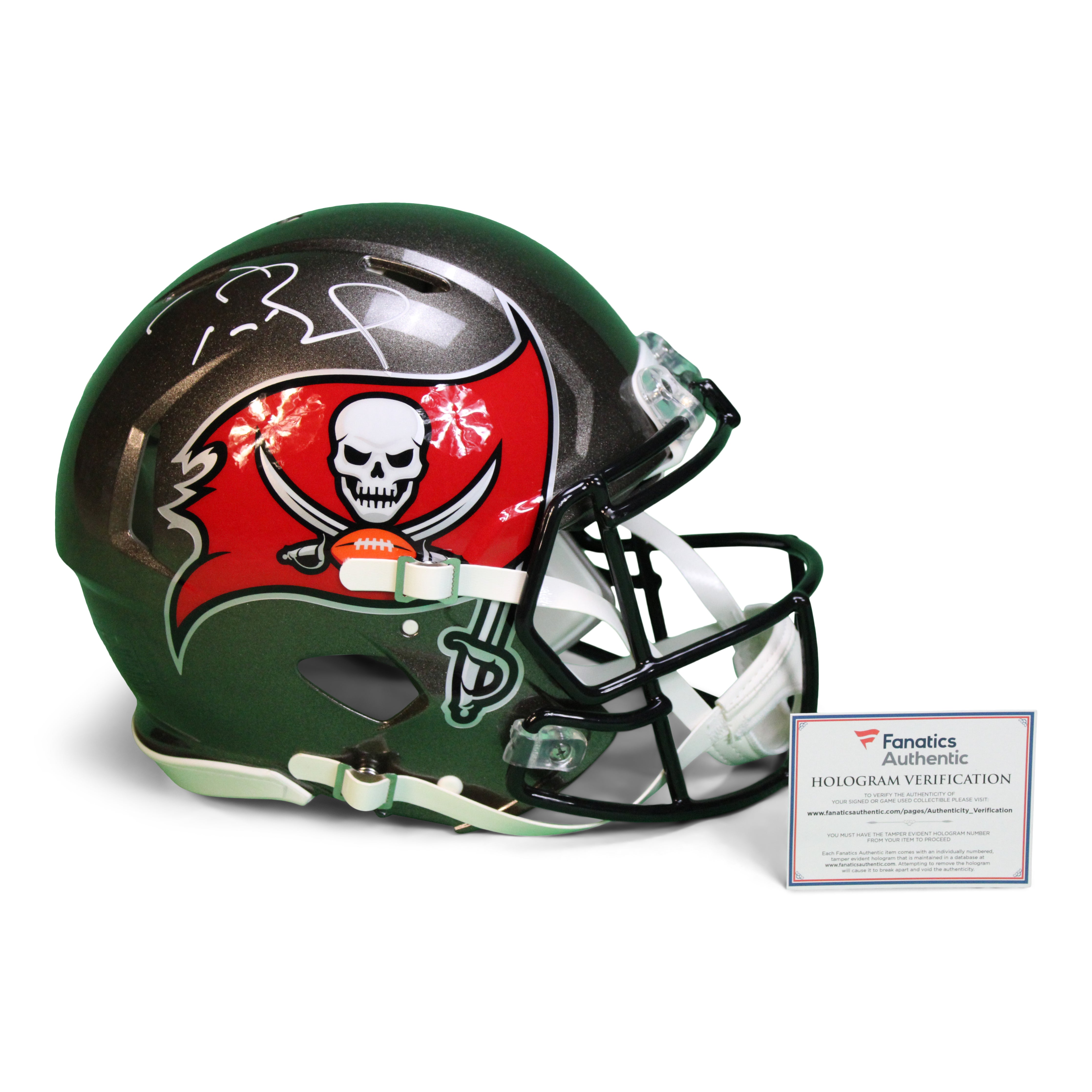 Tom Brady Signed Buccaneers Full-Size Authentic On-Field Speed Helmet (Fanatics Hologram)