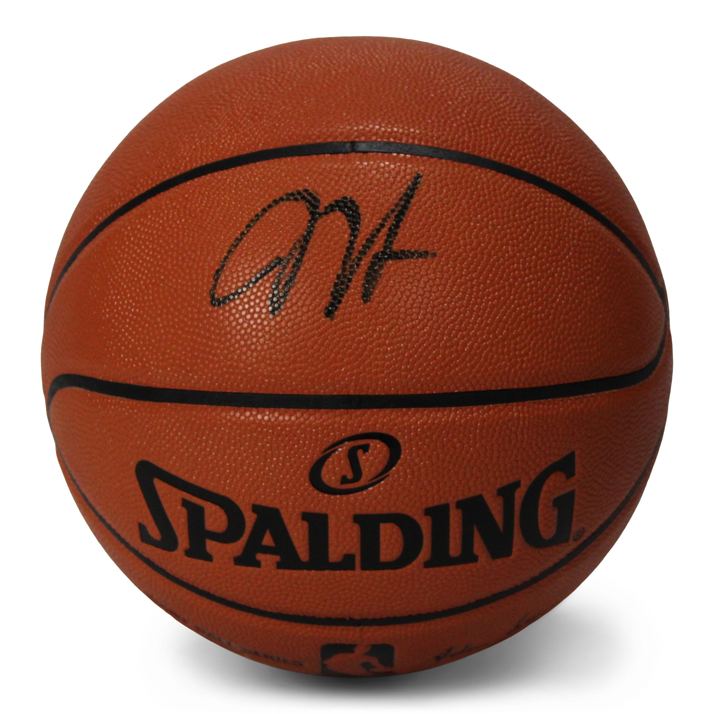 James Harden Signed Spalding Basketball (Fanatics Hologram)