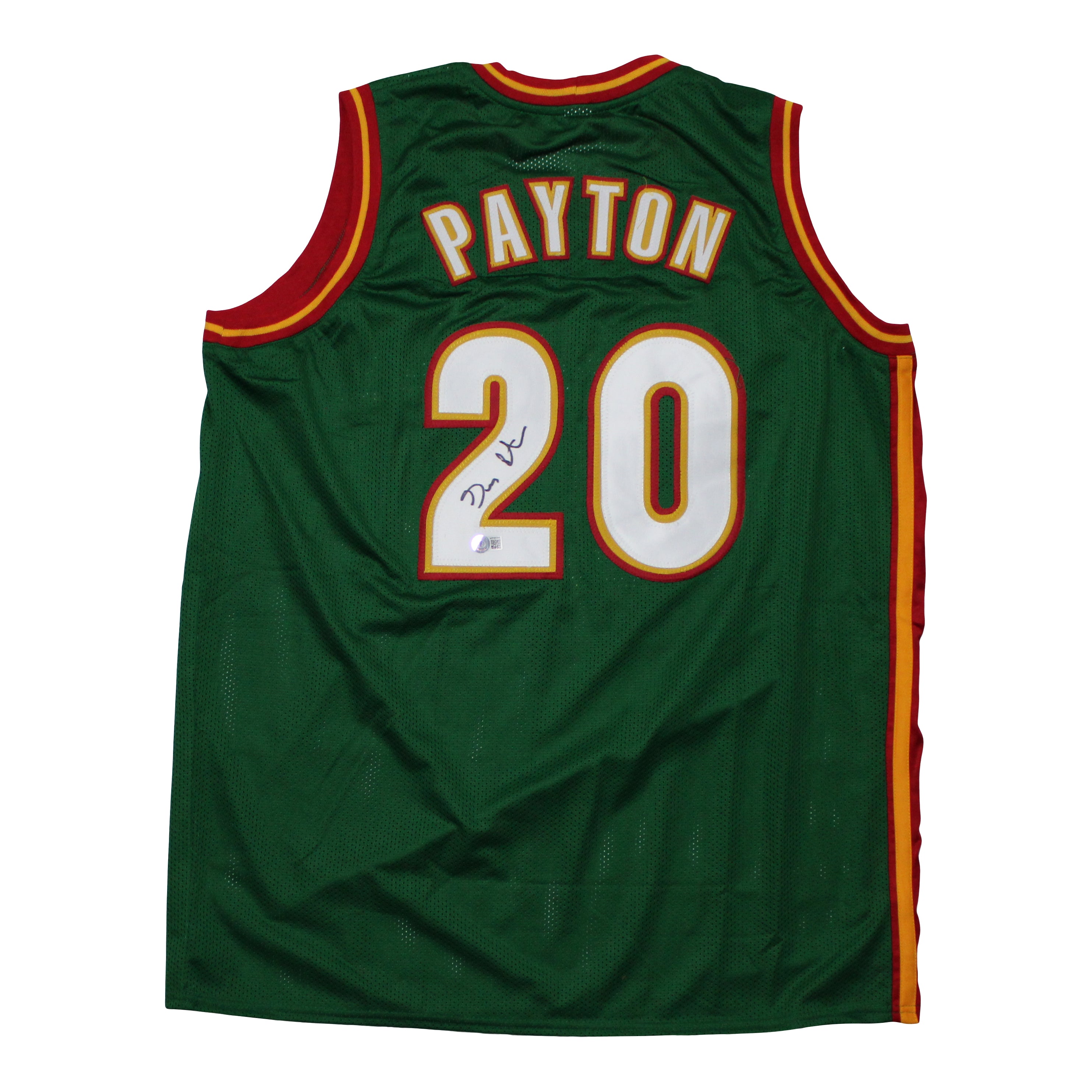 Gary Payton Signed Jersey (Beckett)