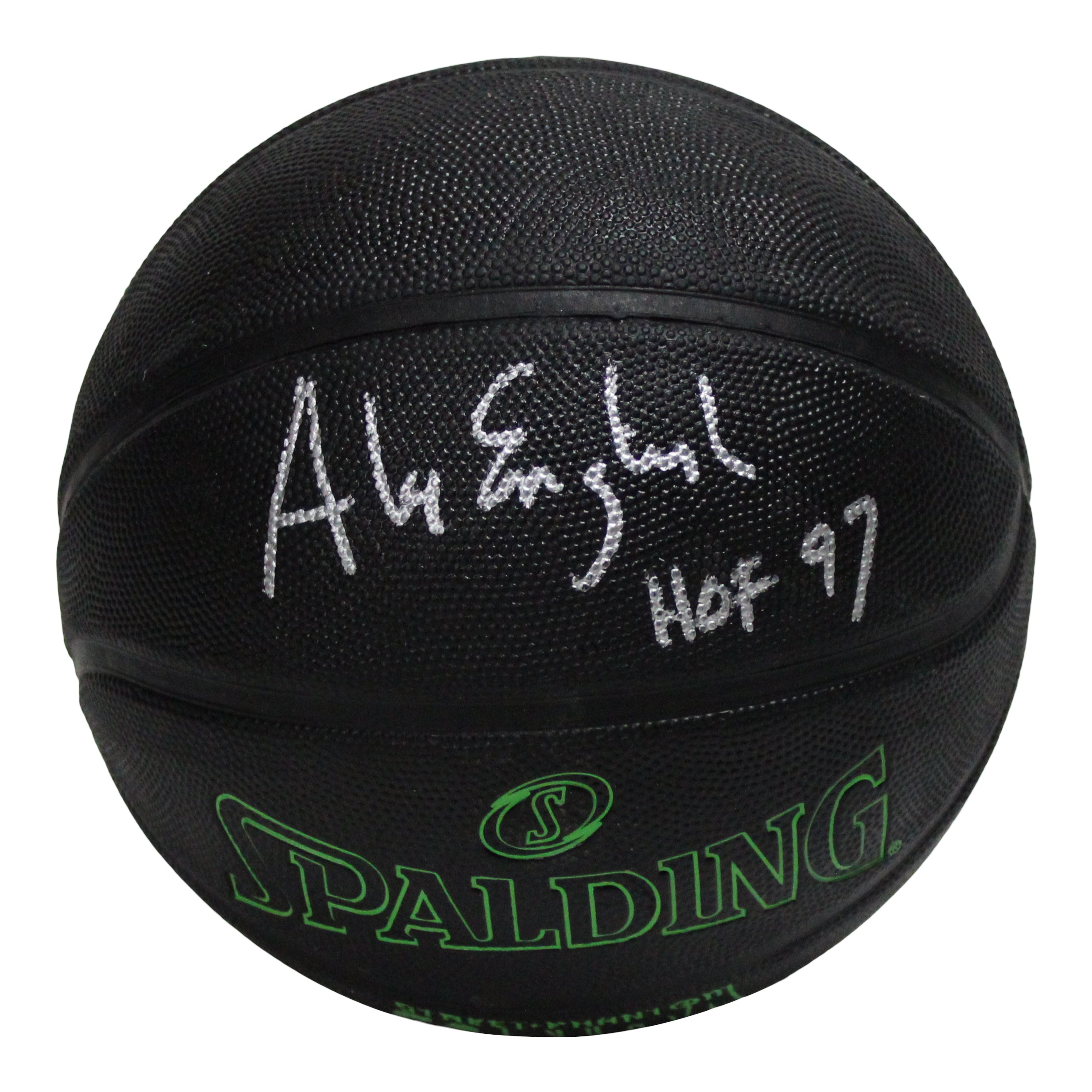Alex English Signed NBA Basketball Inscribed "HOF 97" (Schwartz Sports COA)