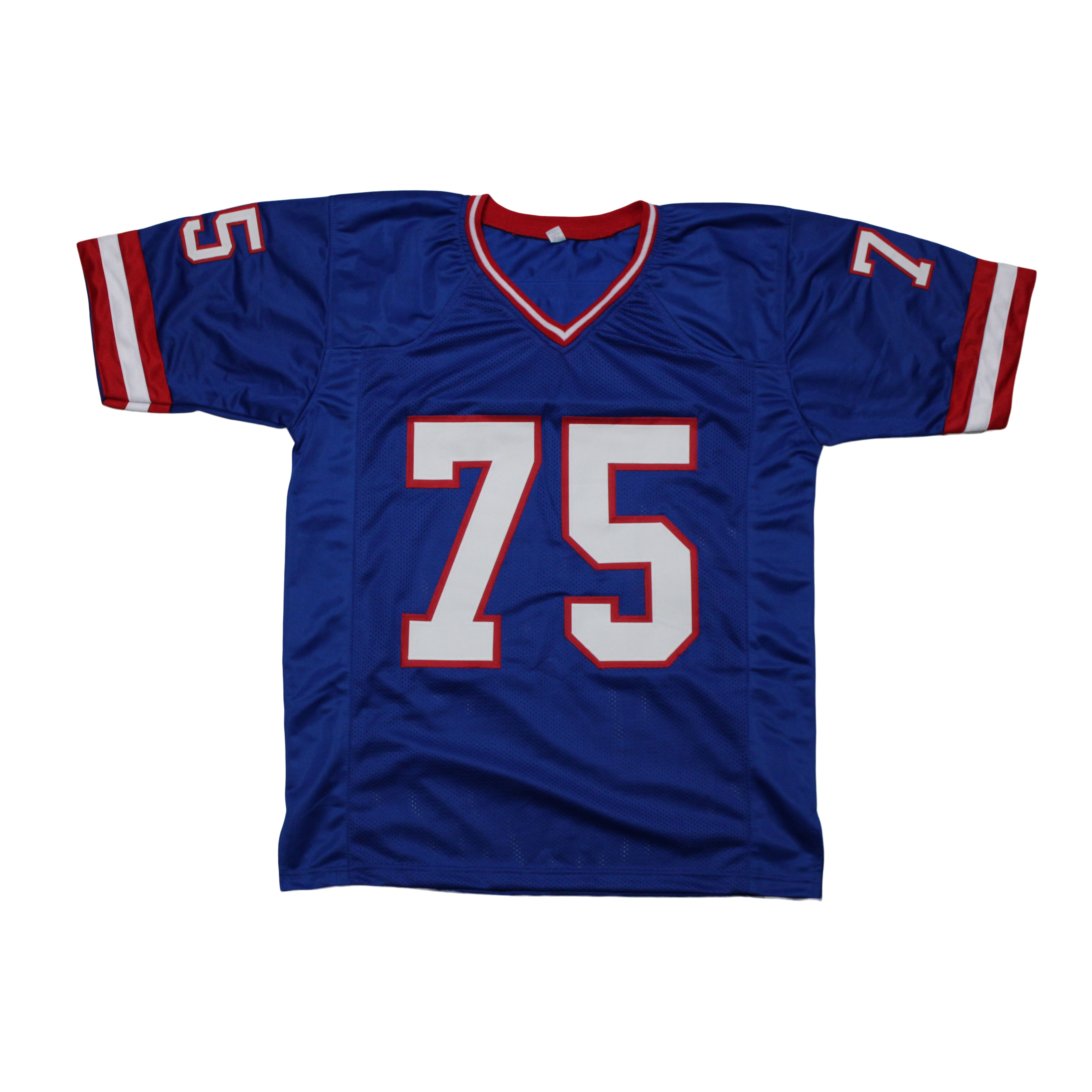 George Martin Signed Jersey Inscribed "SB XXI Champ" (RSA Hologram)