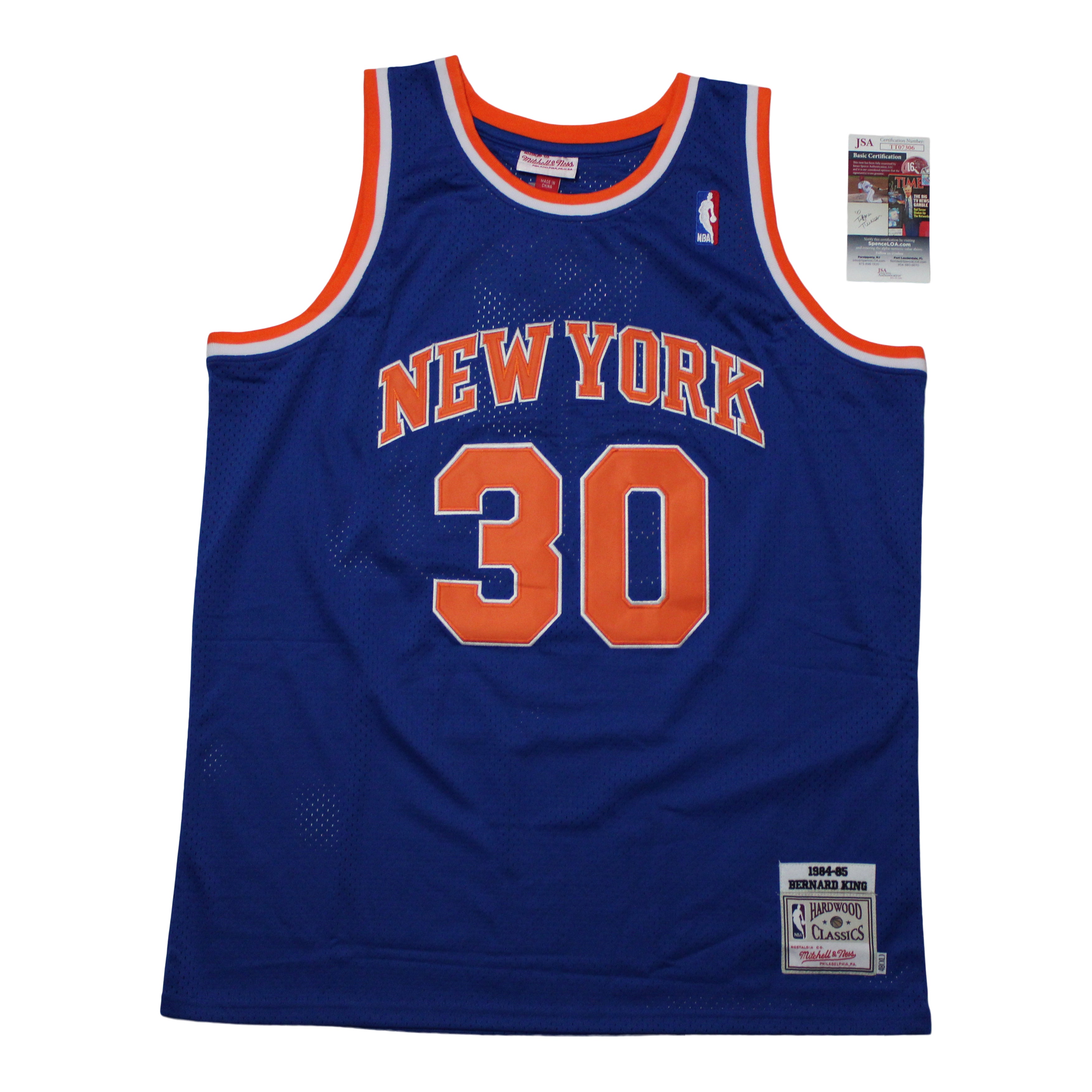 Bernard King Signed Jersey Inscribed "HOF 2013" & "It's Good To Be King" (JSA COA)