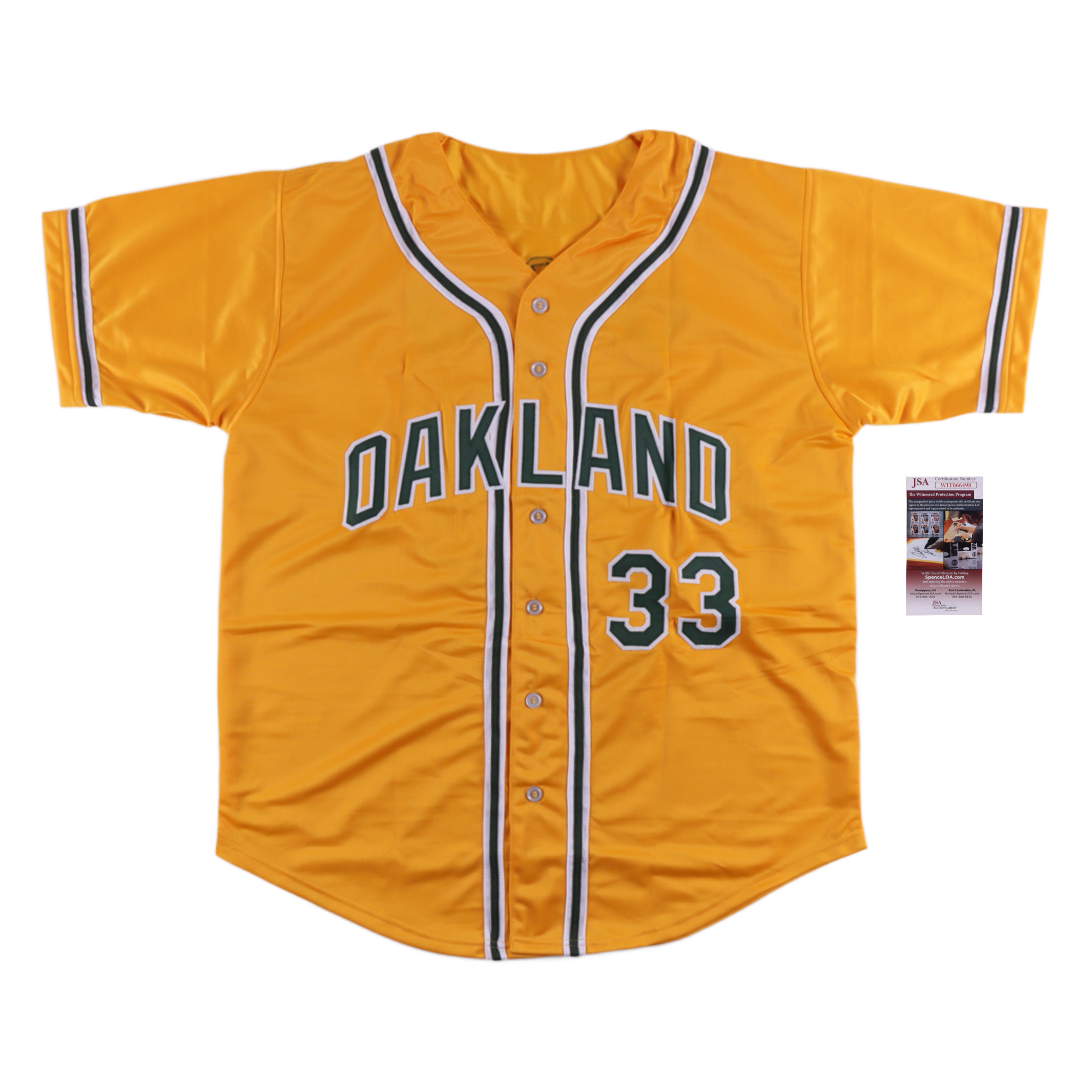 Jose Canseco Signed Jersey (JSA COA)