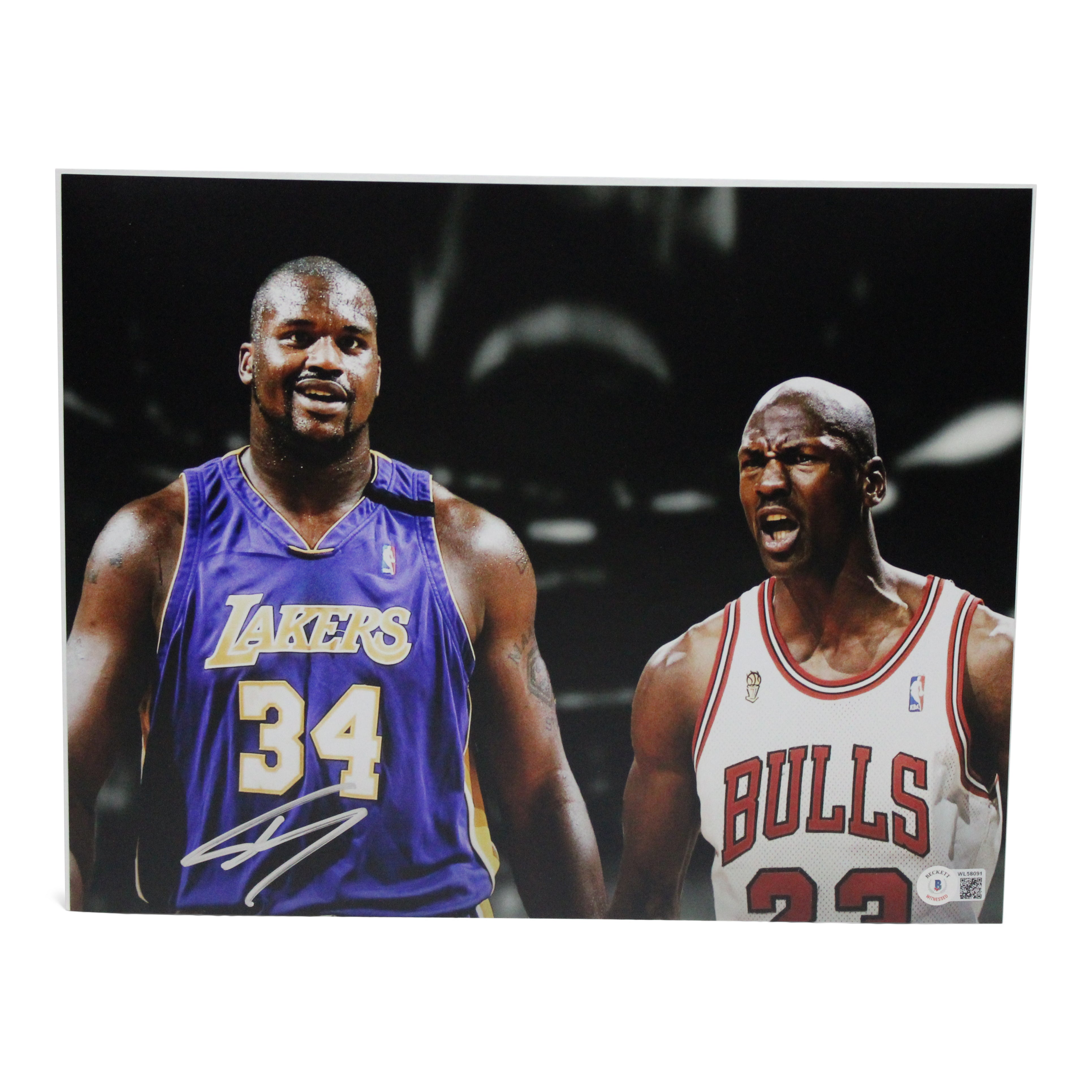 Shaquille O'Neal Signed Lakers 11x14 Photo (Beckett Hologram)