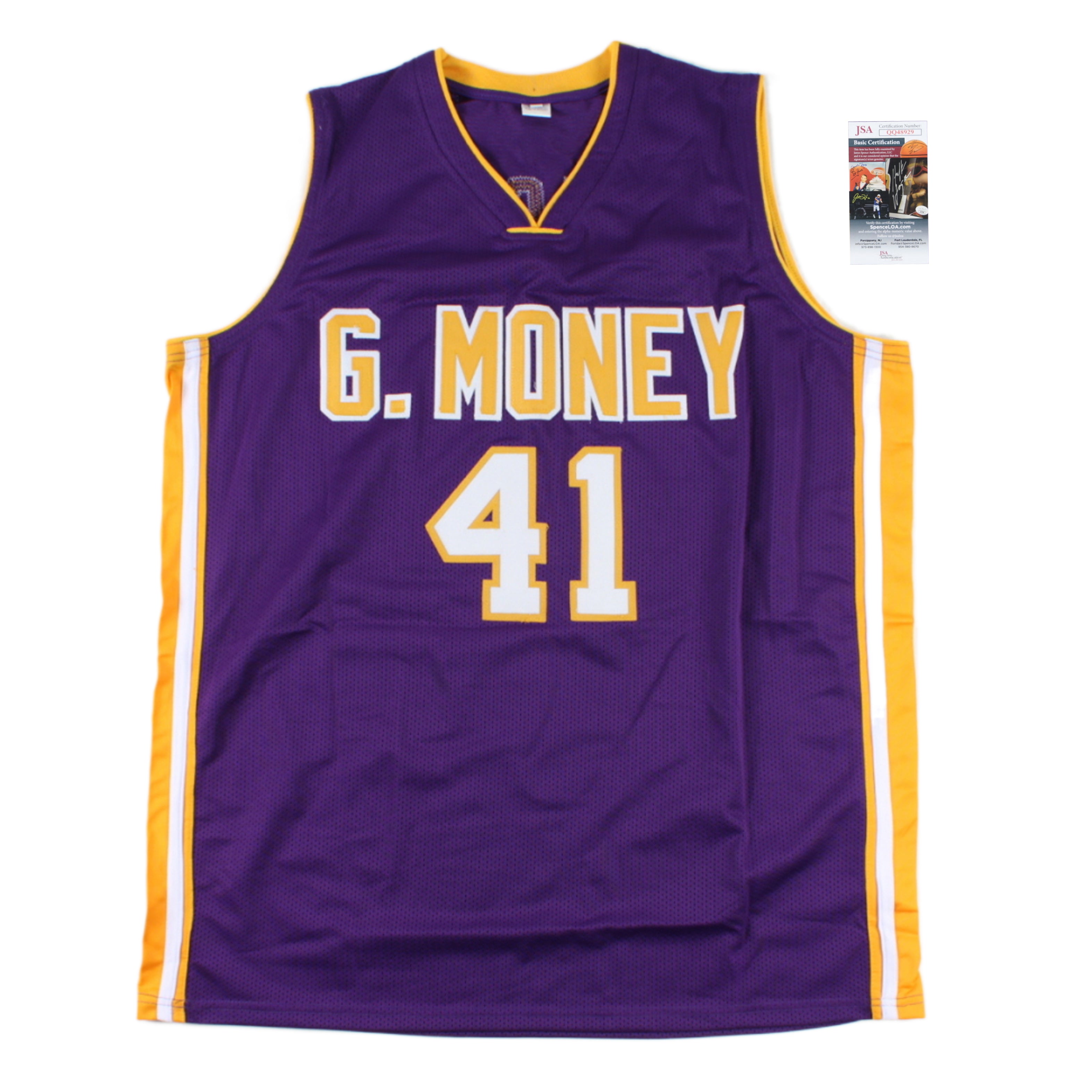 Glen Rice Signed Jersey (JSA COA)