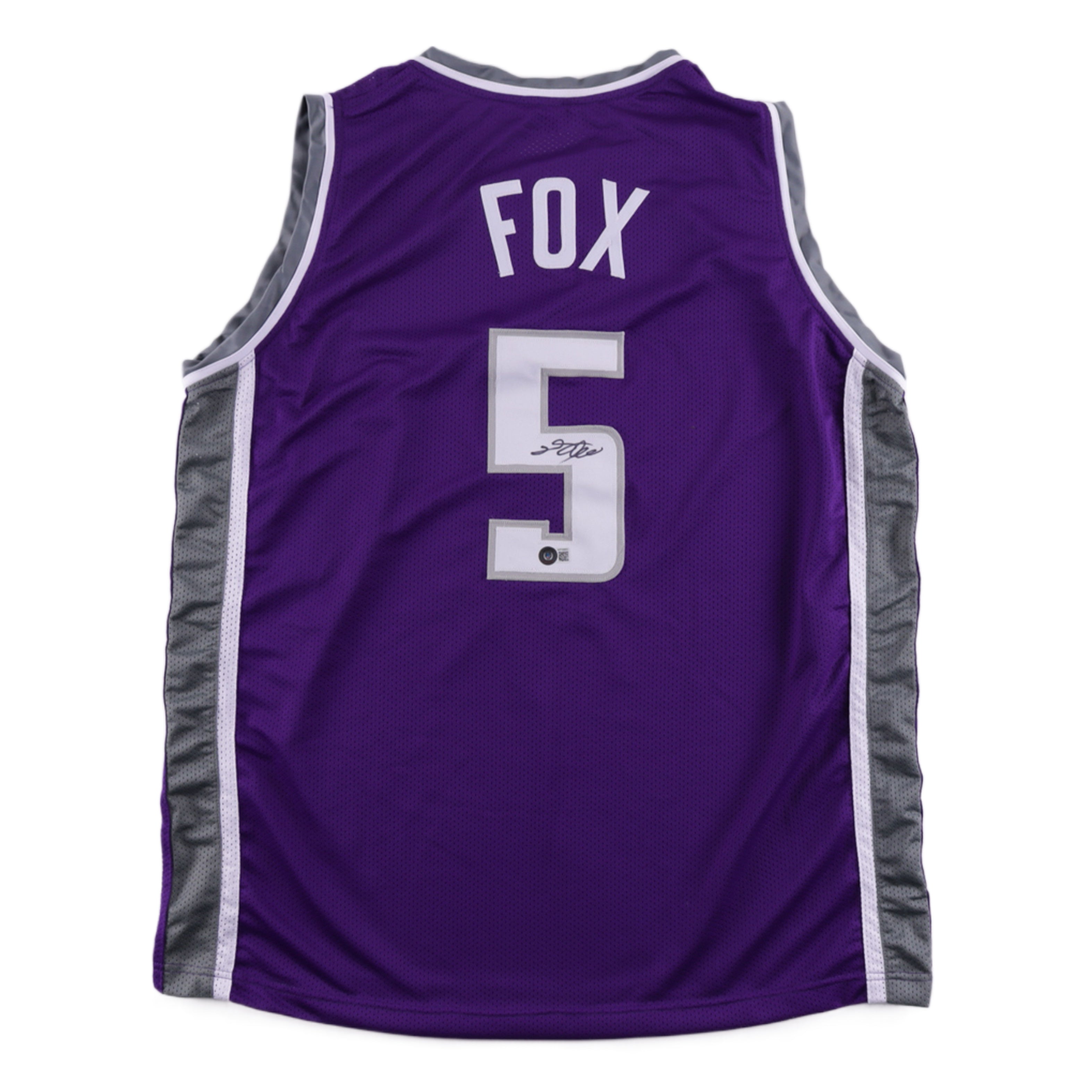 De'Aaron Fox Signed Jersey (Beckett Hologram)