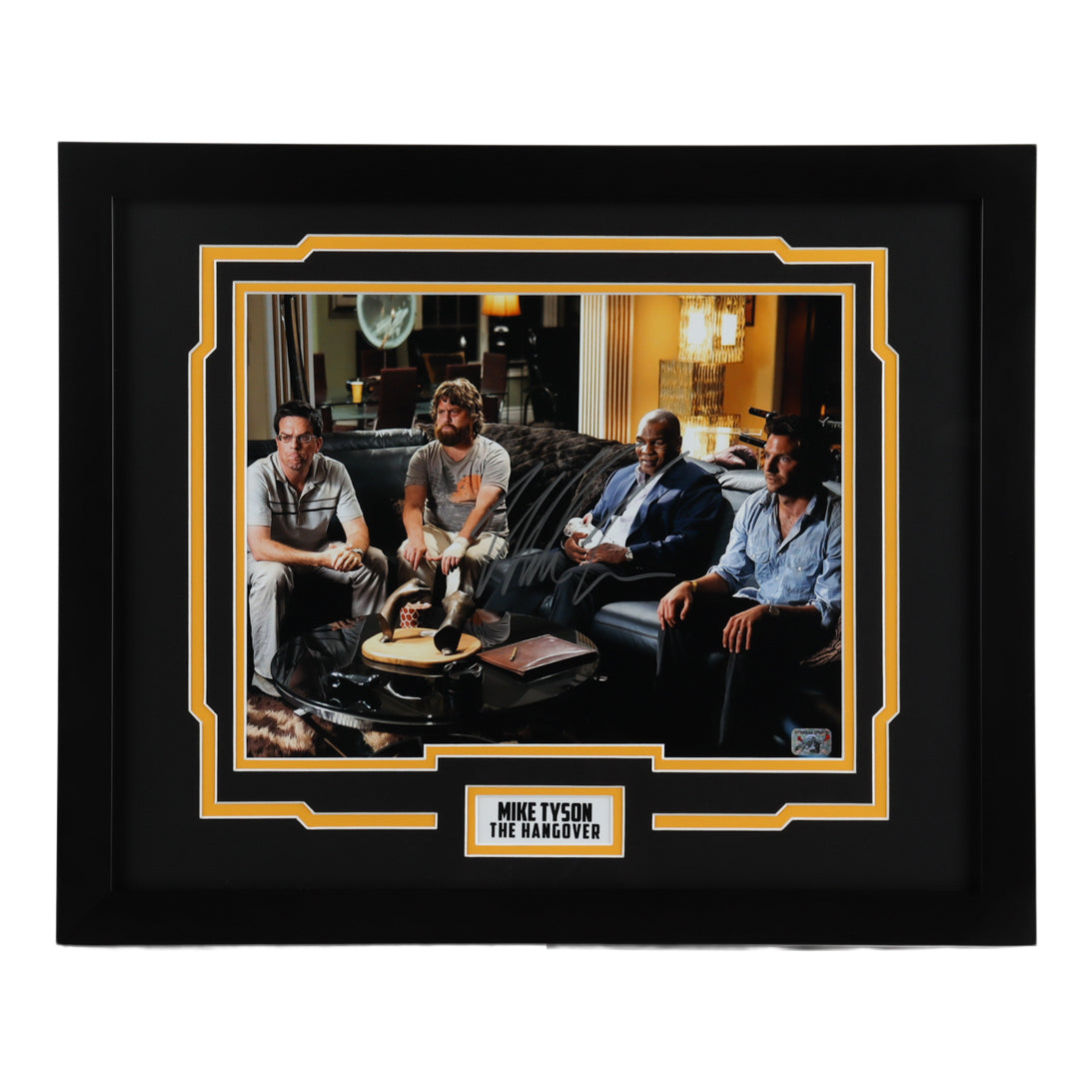 Mike Tyson Signed "The Hangover" 18x22 Custom Framed Photo (Tyson Hologram)