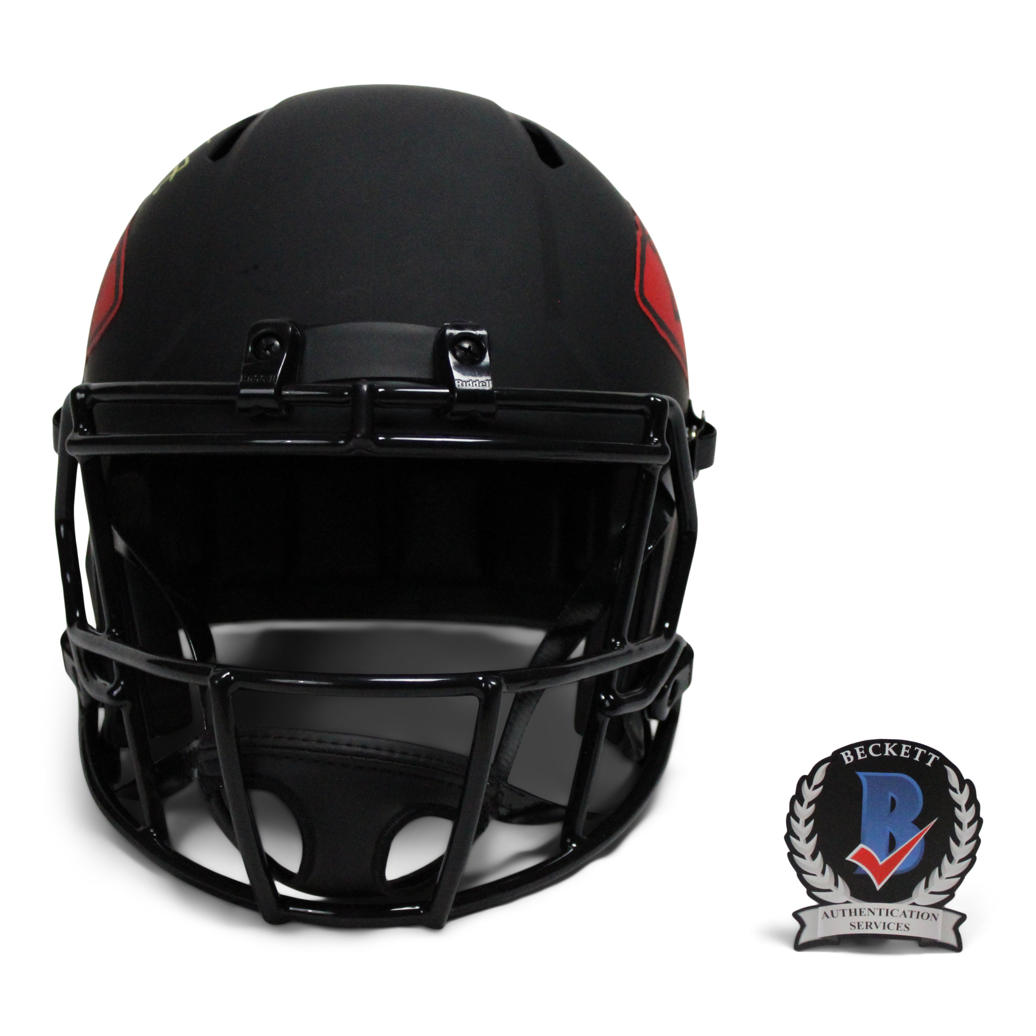 Travis Kelce Signed Chiefs Eclipse Alternate Speed Helmet (Beckett COA)