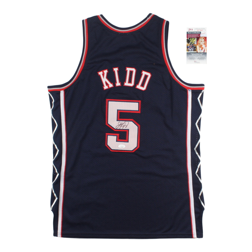 Jason Kidd Signed Nets Jersey (JSA)