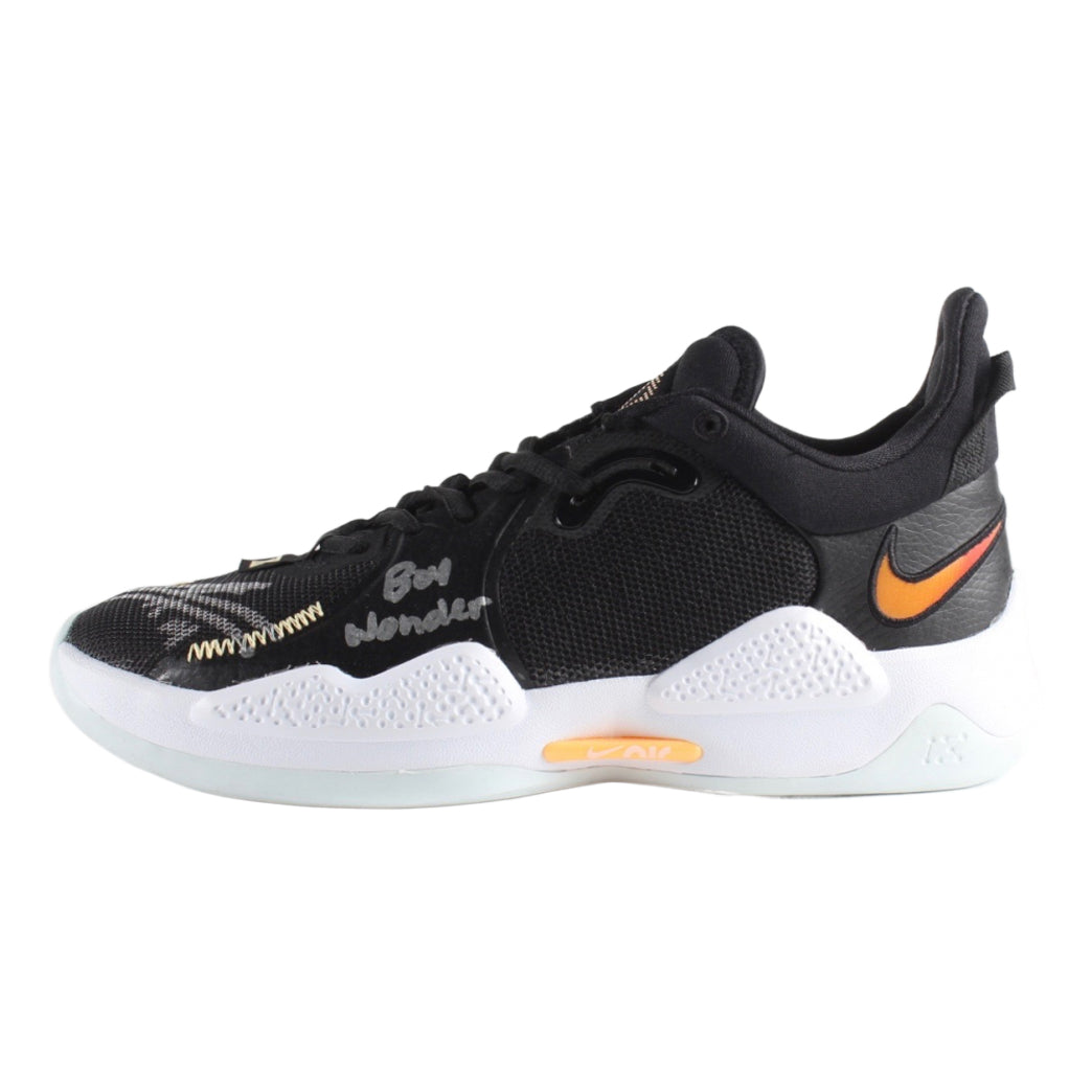 Tyler Herro Signed Nike PG5 Basketball Shoe Inscribed "Boy Wonder" (Beckett Hologram)