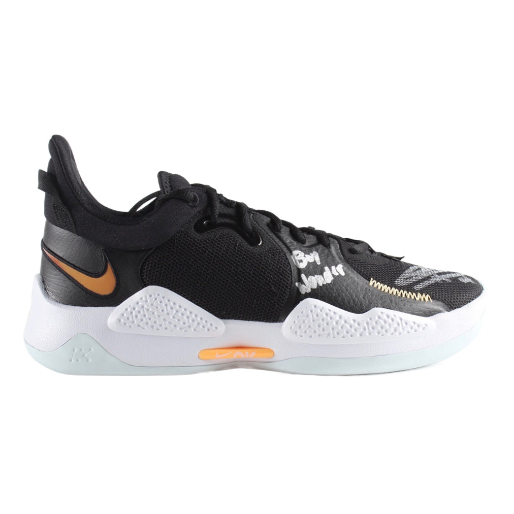 Tyler Herro Signed Nike PG5 Basketball Shoe Inscribed "Boy Wonder" (Beckett Hologram)