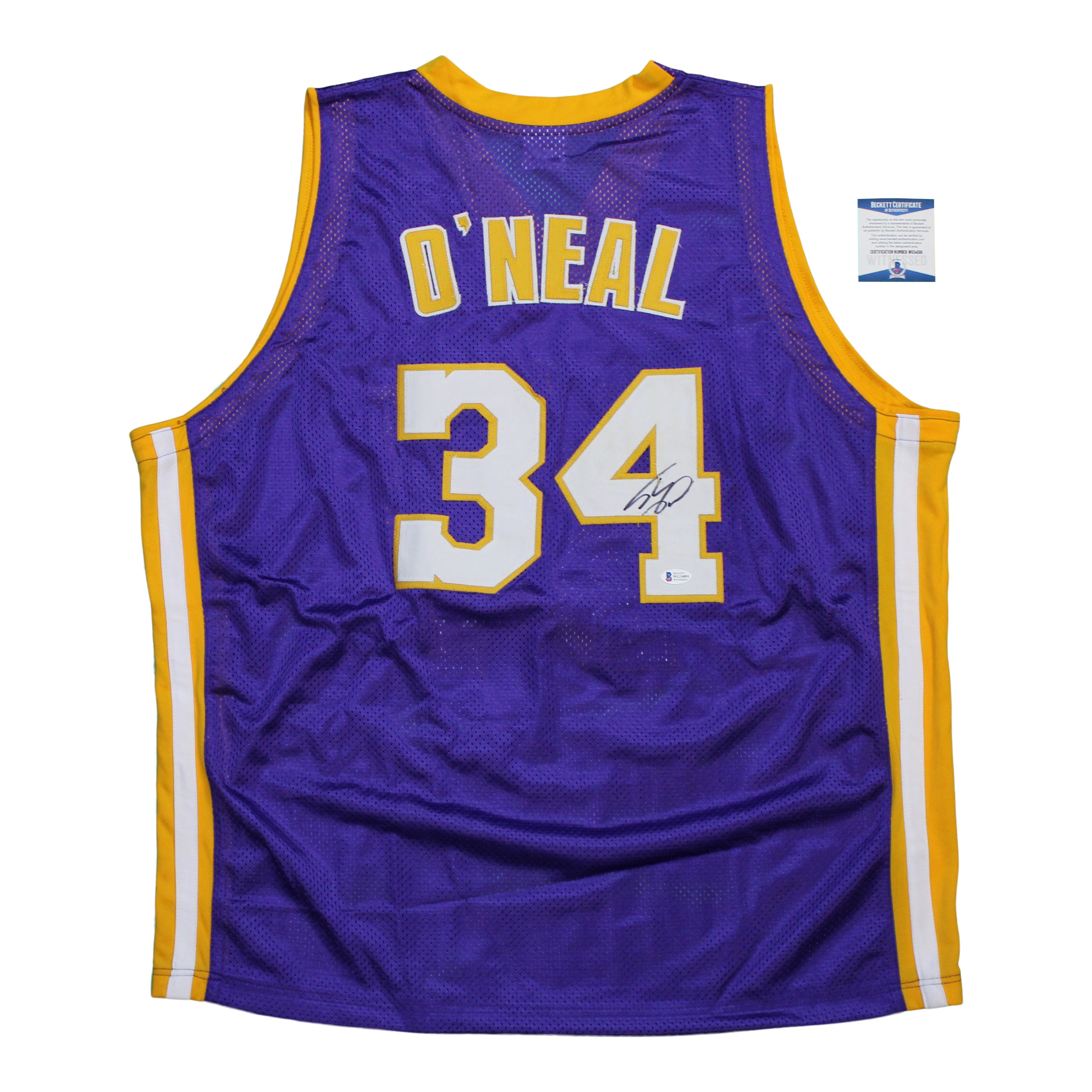 Shaquille O'Neal Signed Jersey (Beckett COA)
