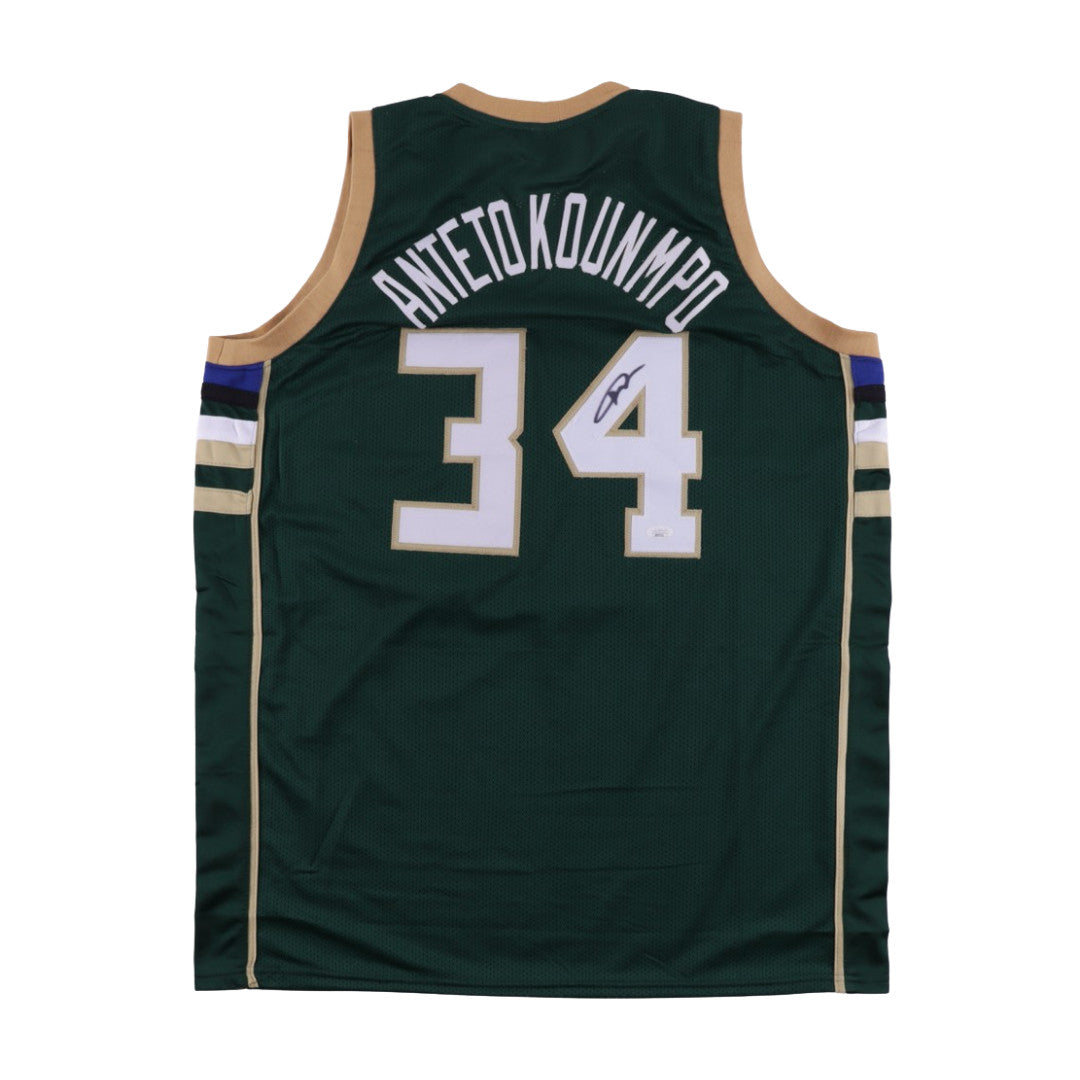 Giannis Antetokounmpo Signed Jersey (JSA COA)