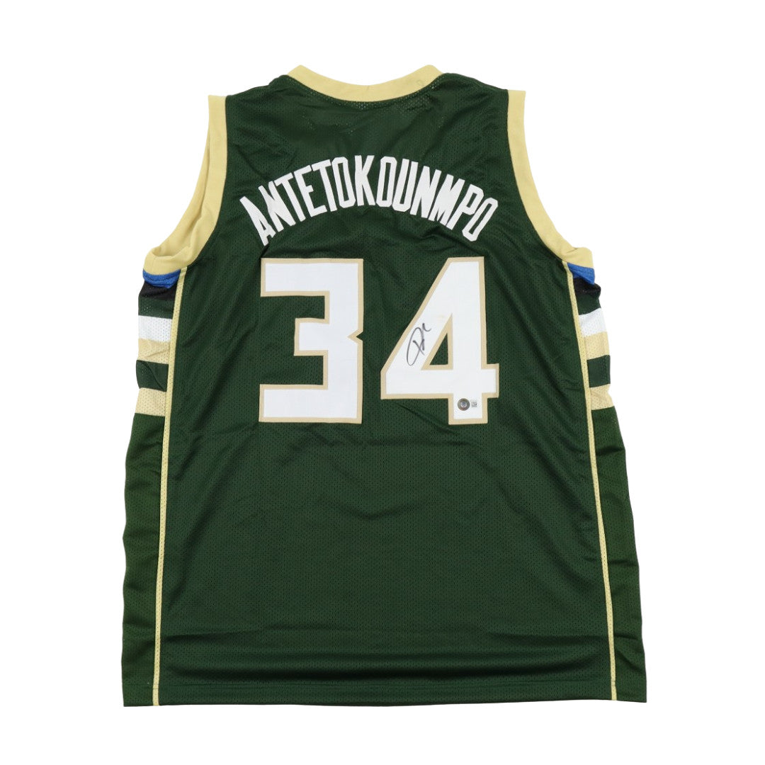 Giannis Antetokounmpo Signed Jersey (Beckett)