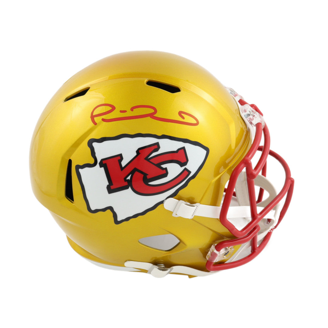 Patrick Mahomes Signed Chiefs Full-Size Flash Alternate Speed Helmet (Beckett)
